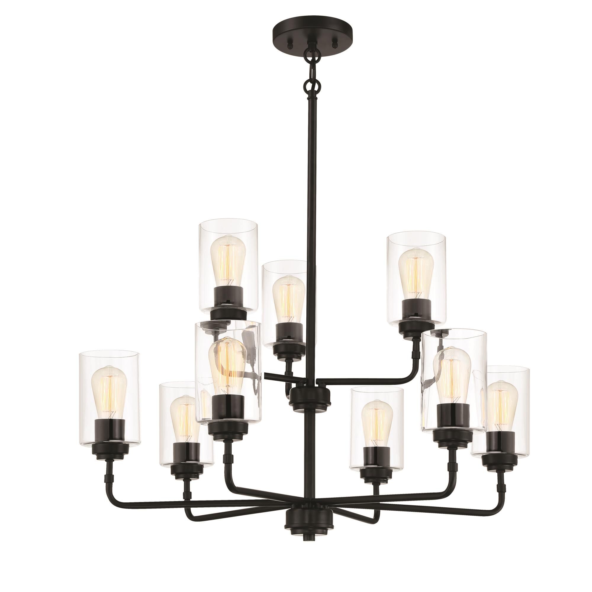 Stowe 30 Inch 9 Light Chandelier by Craftmade