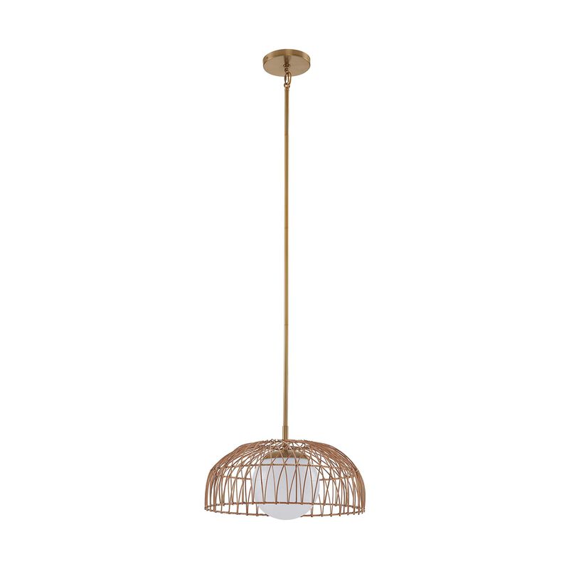18 Inch 1 Light Semi Flush Mount by Meridian Lighting