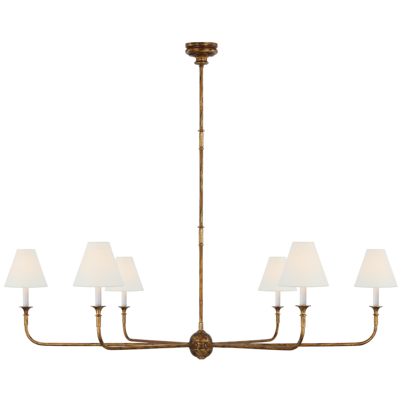 Thomas O'Brien Piaf 58 Inch 6 Light Chandelier by Visual Comfort Signature Collection