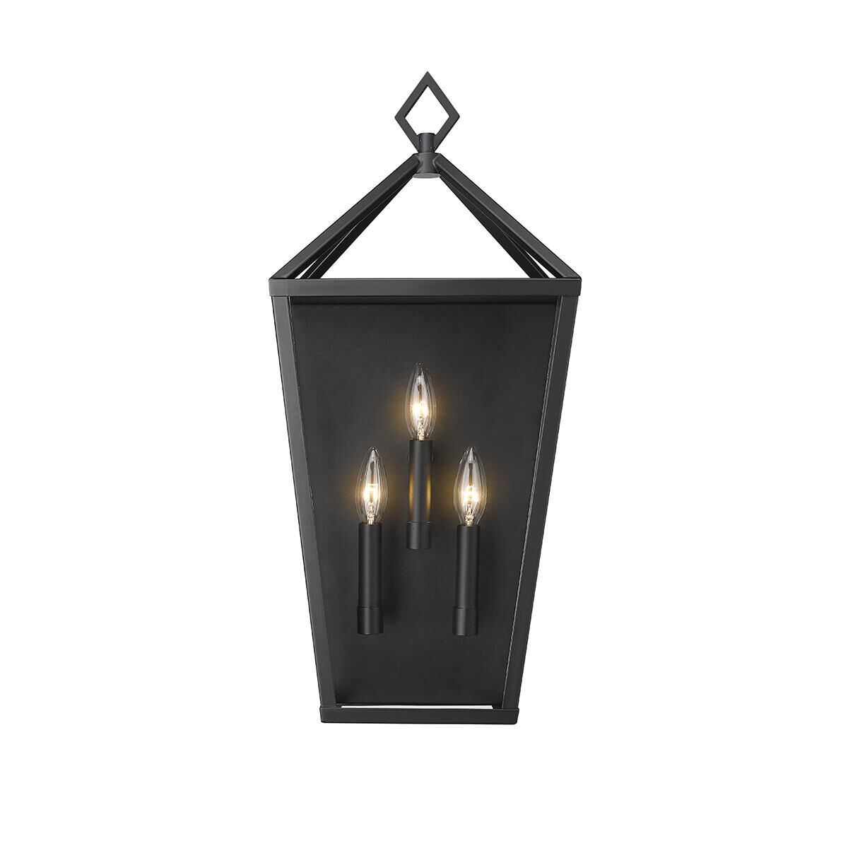 Arnold 11 Inch Tall 3 Light Outdoor Wall Light by Millennium Lighting