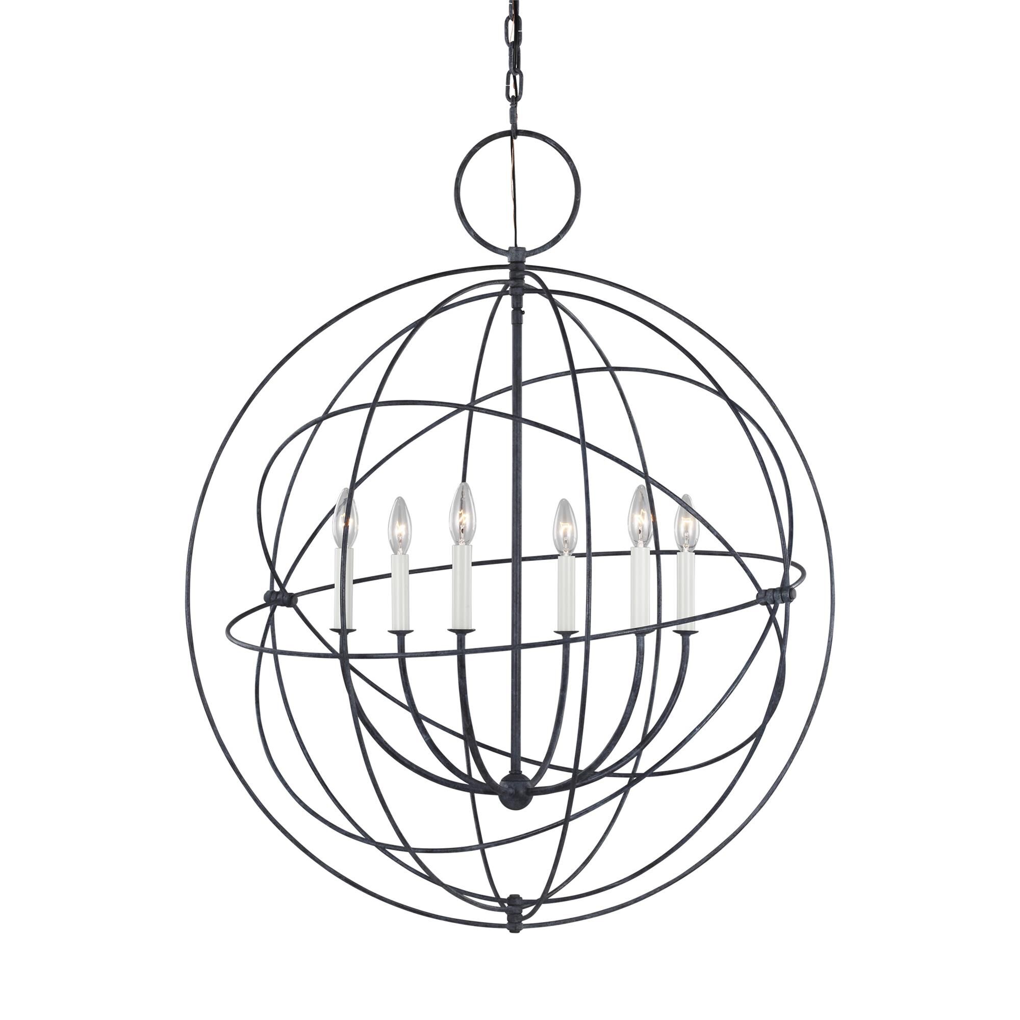 Chapman & Myers Bayberry 31 Inch Large Pendant,