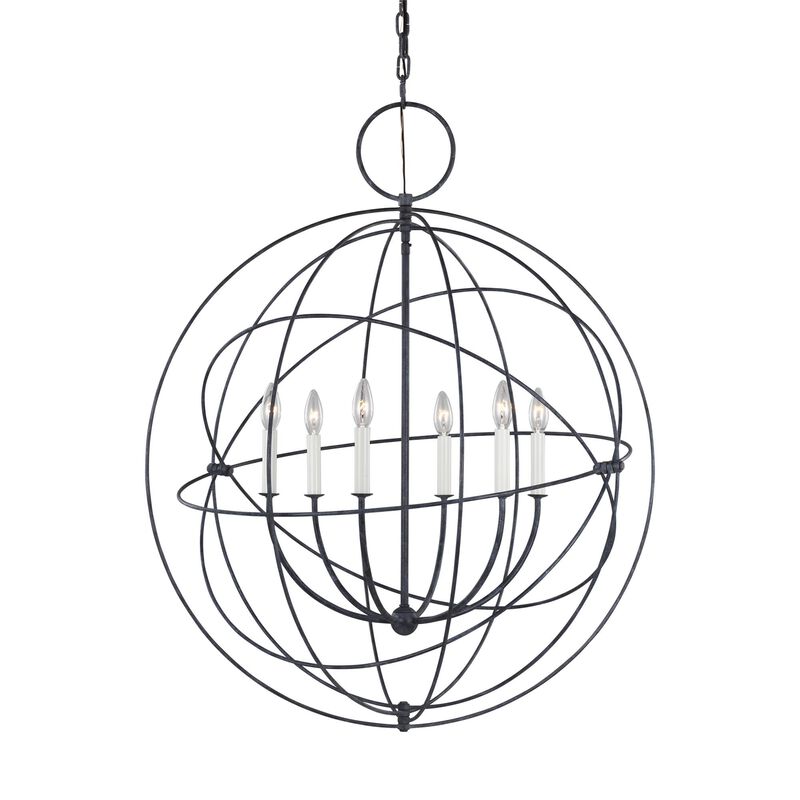 Chapman & Myers Bayberry 31 Inch Large Pendant by Visual Comfort Studio Collection