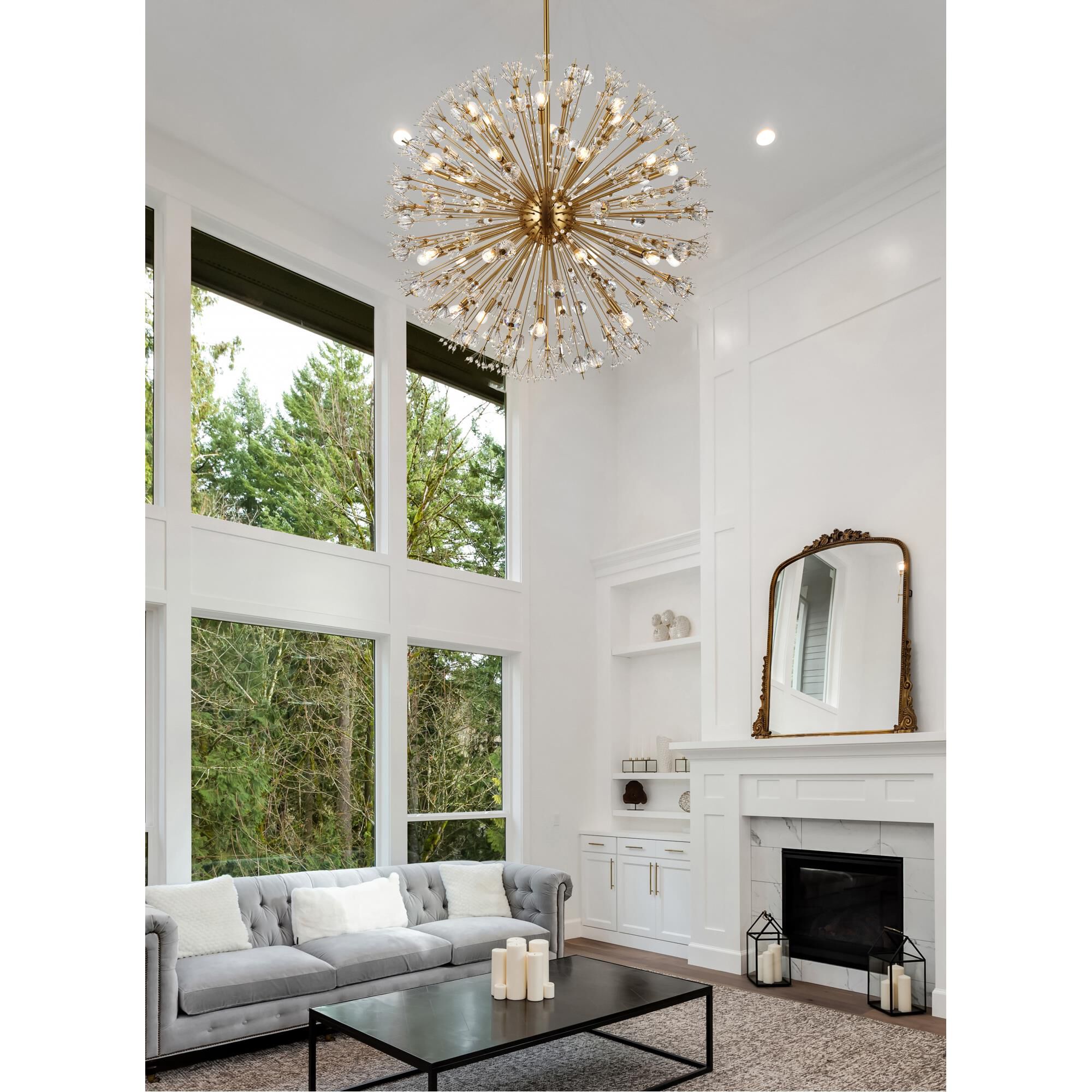 Vera 44 Inch Large Pendant by Elegant Lighting