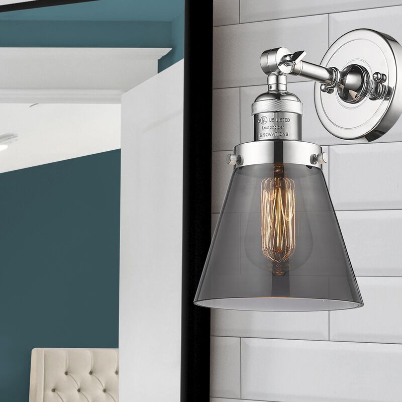 Bruno Marashlian Small Cone 10 Inch Wall Sconce by Innovations Lighting