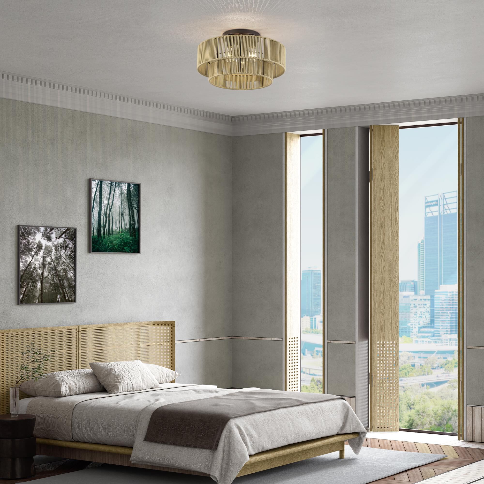 Acordia 18 Inch Semi Flush Mount by Livex Lighting