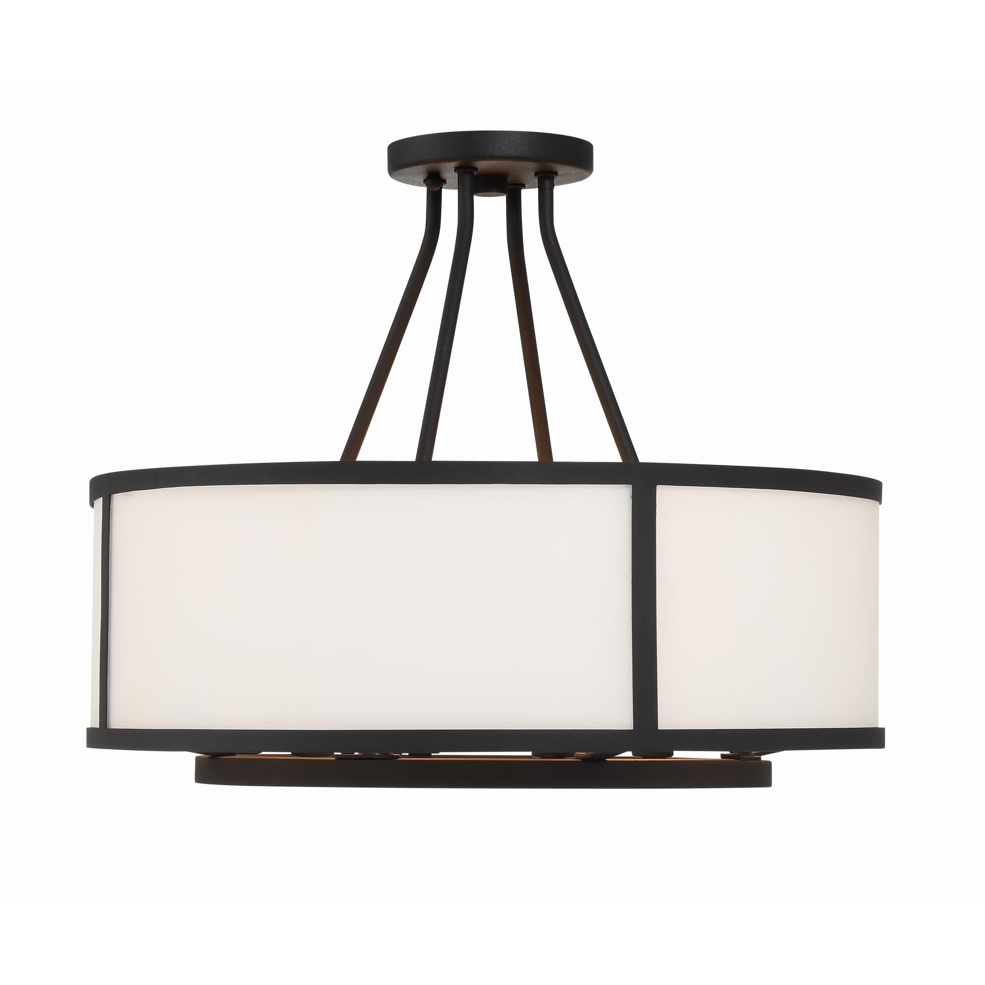 Bryant 18 Inch 4 Light Mini Chandelier by Crystorama