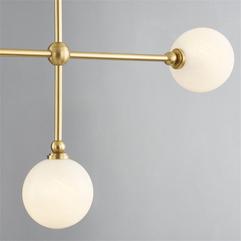 Andrews Medium Linear Chandelier by Hudson Valley Lighting