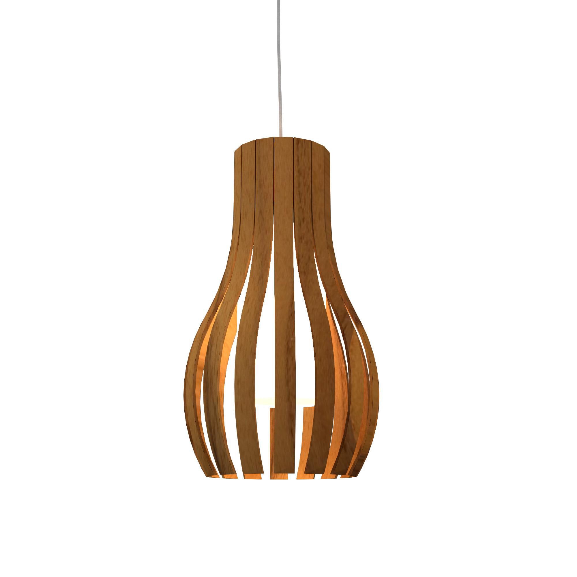 Shown in Teak finish and Raw Cotton shade