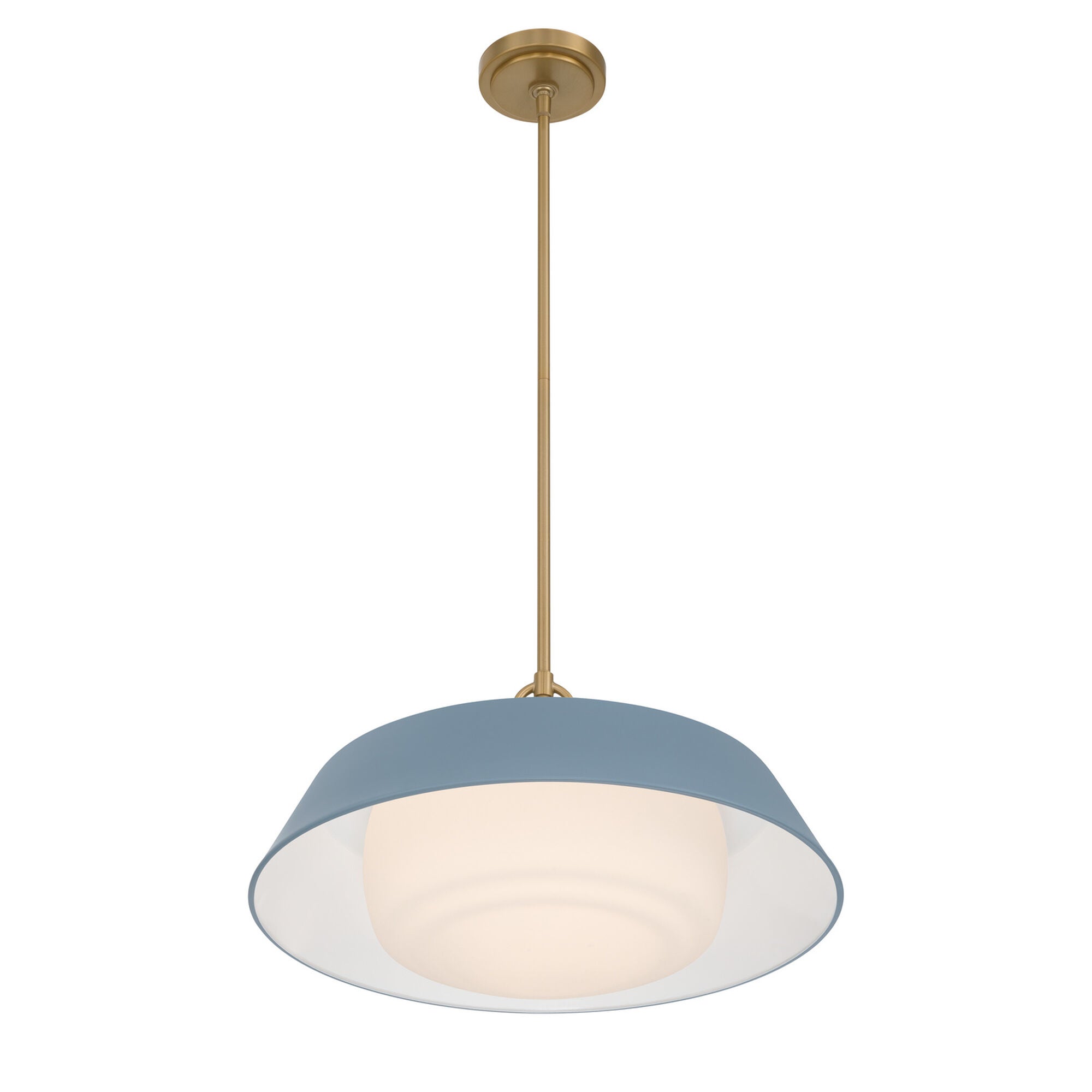 Shown in Vibrant Gold finish and Steel glass and Steel shade