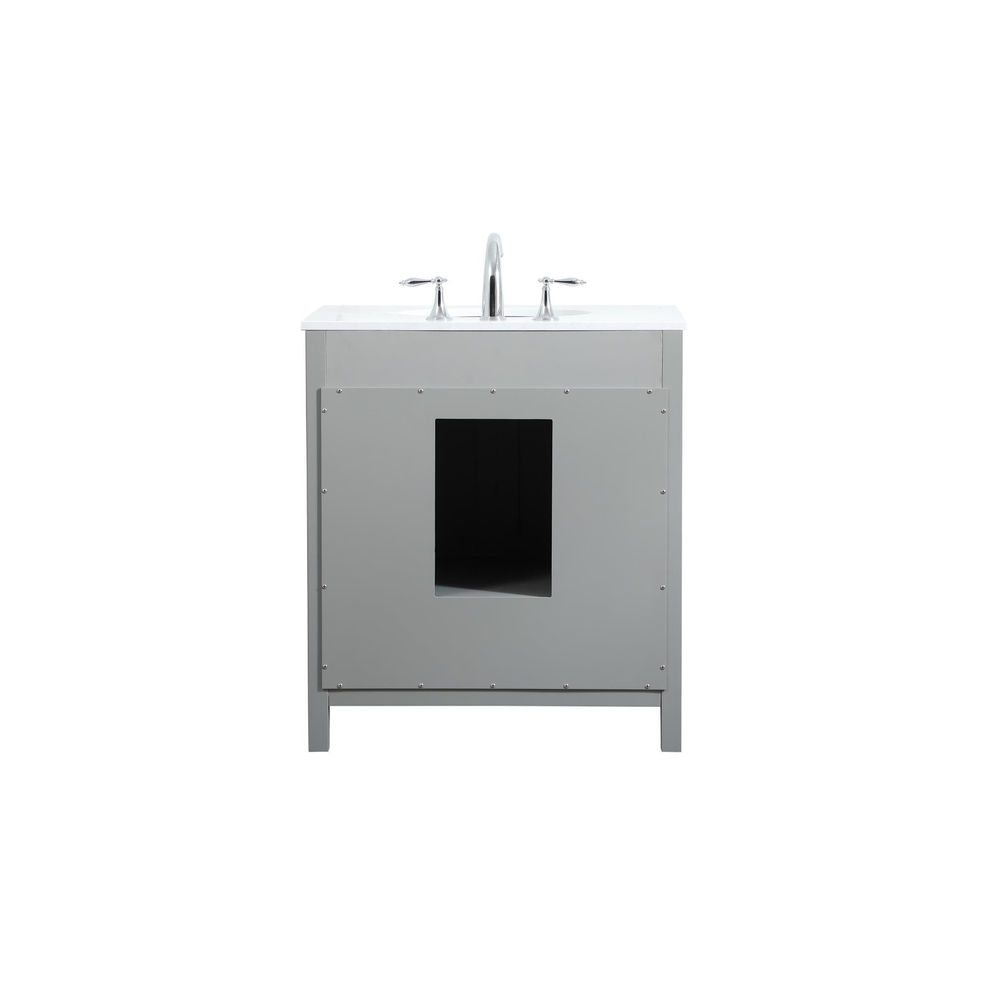 Shown in Grey finish