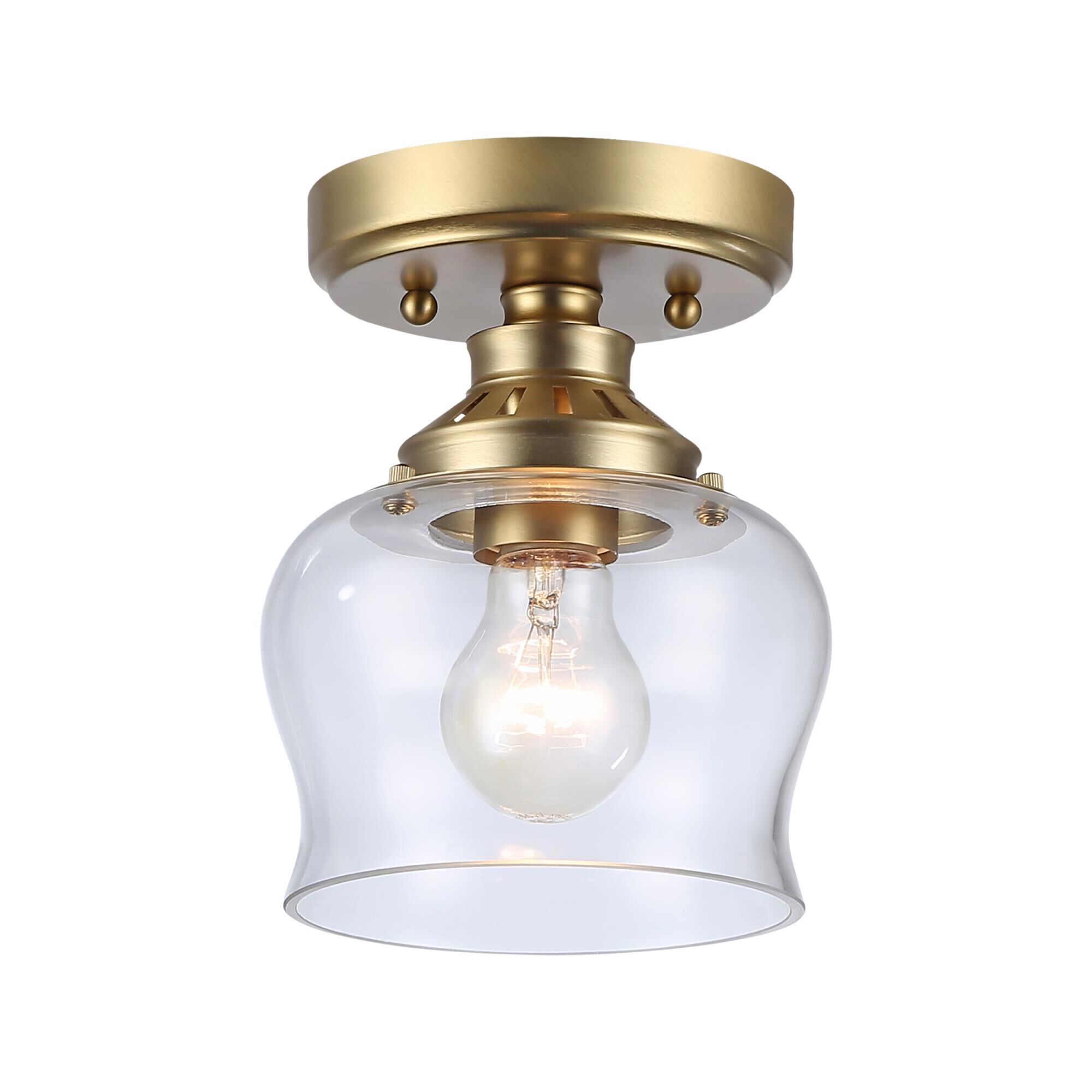 Daphne 6 Inch Semi Flush Mount by Golden Lighting