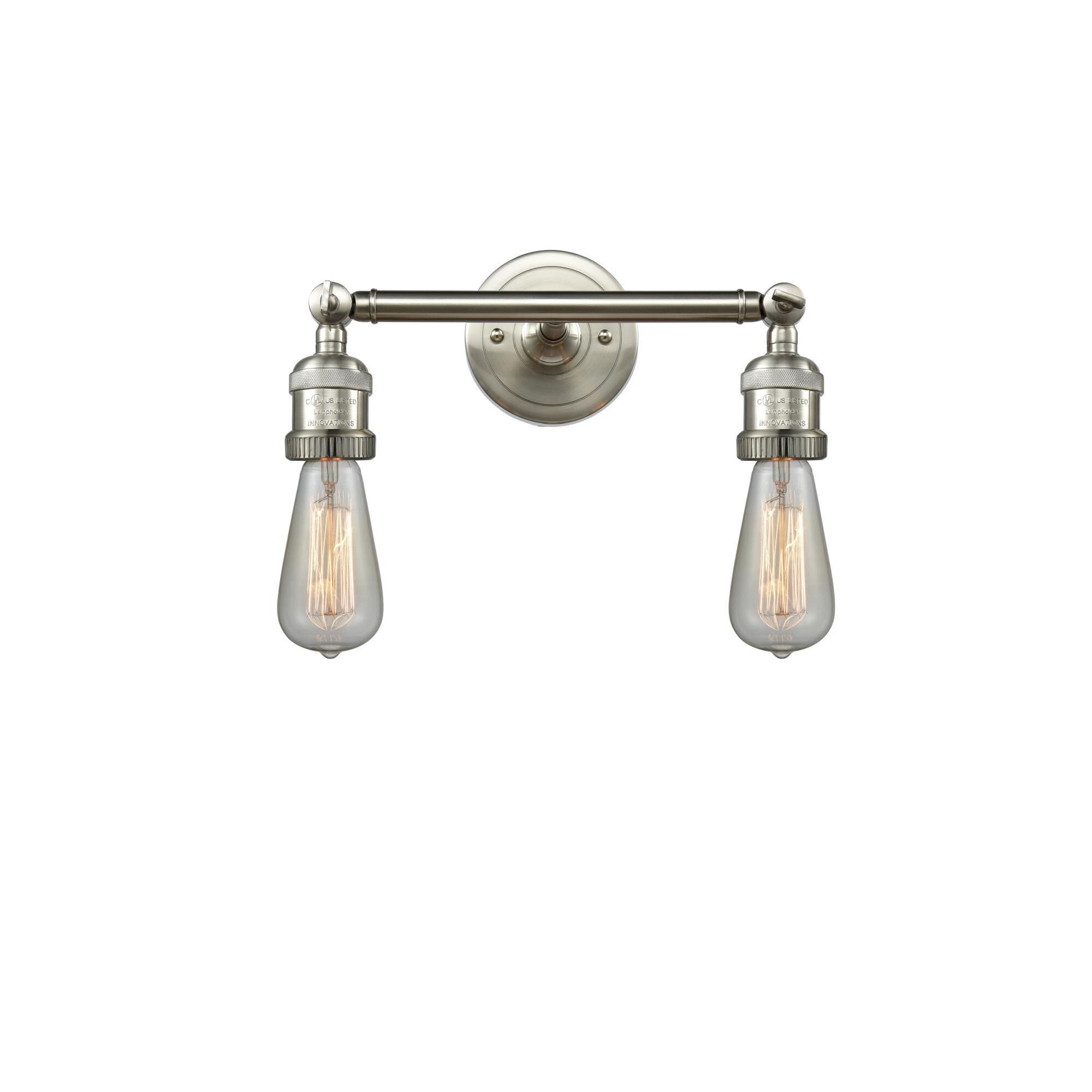 Bruno Marashlian Bare Bulb 11 Inch 2 Light Bath Vanity Light by Innovations Lighting