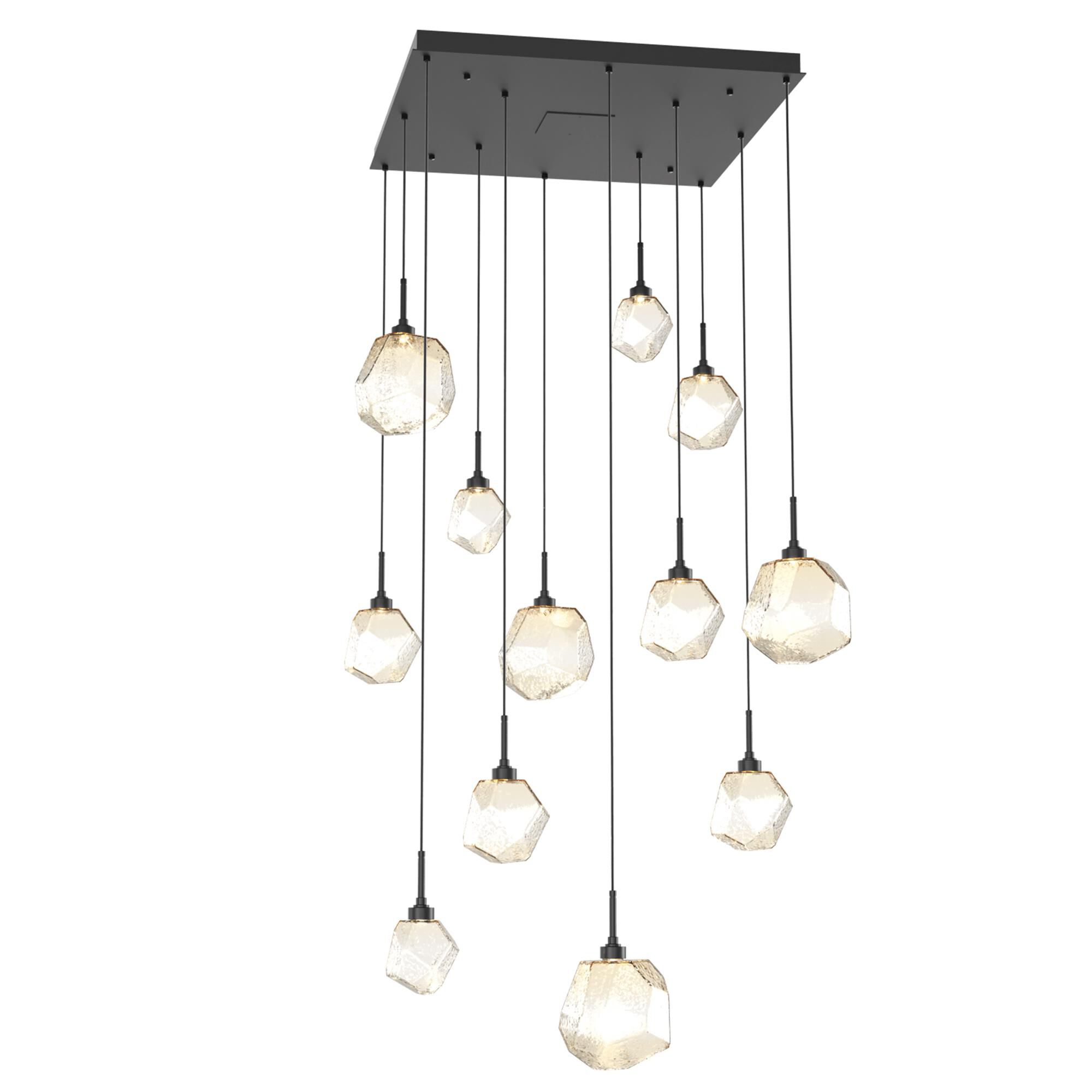 Shown in Matte Black finish and Amber glass