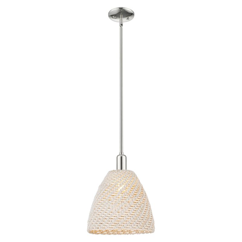 Bruno Marashlian Natural Ballston Dome 12 Inch Mini Pendant by Innovations Lighting