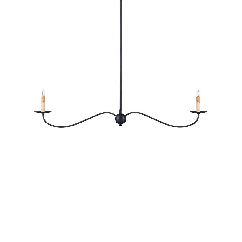 Saxon 43 Inch Linear Suspension Light by Currey and Company