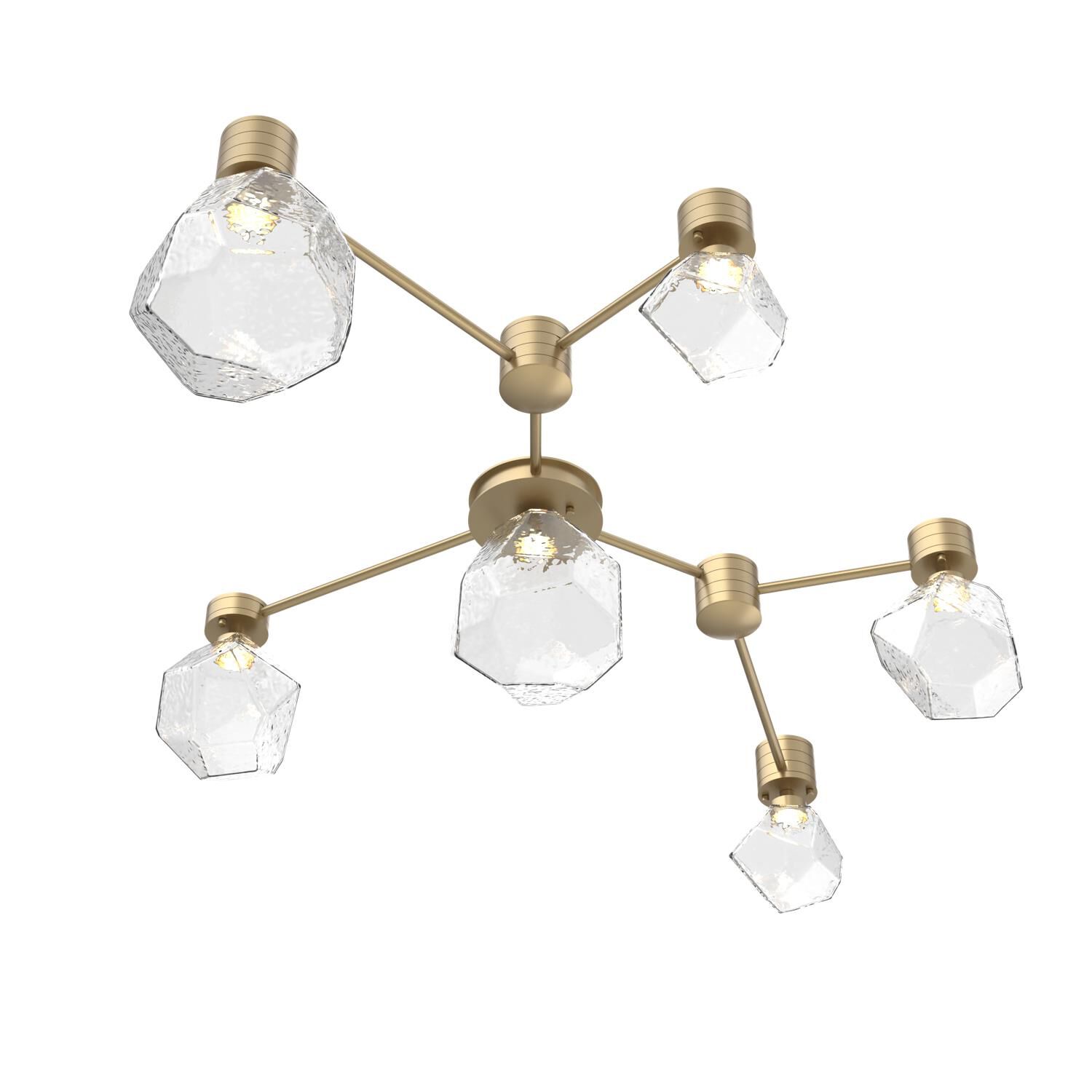 Levi Wilson Gem 38 Inch Semi Flush Mount by Hammerton Studio