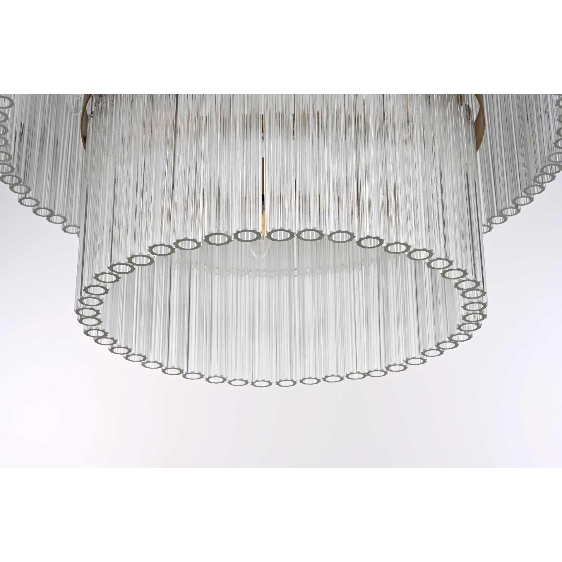 Harlow 24 Inch Chandelier by Elegant Lighting