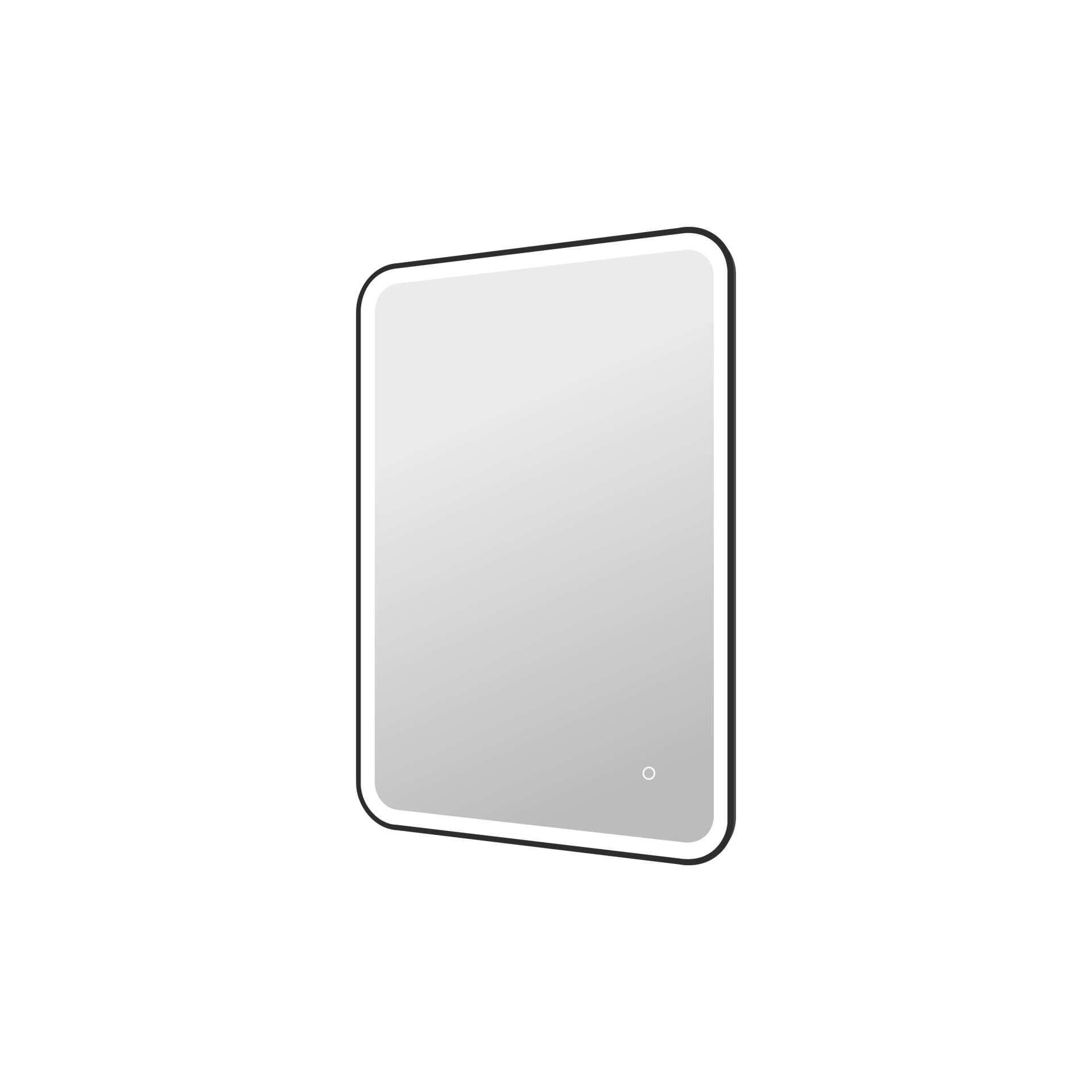 Harmoni 40 Inch Rectangular LED Lighted Mirror by Elegant Decor