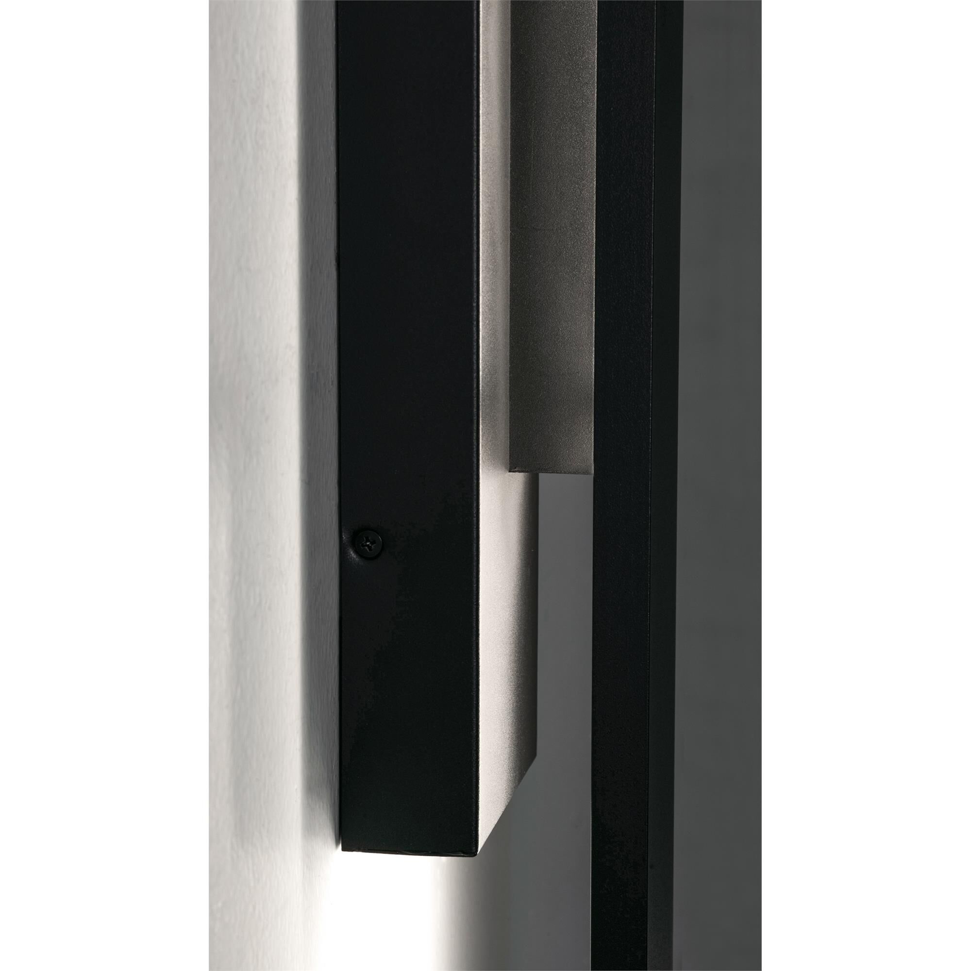 Shown in Black finish and White glass
