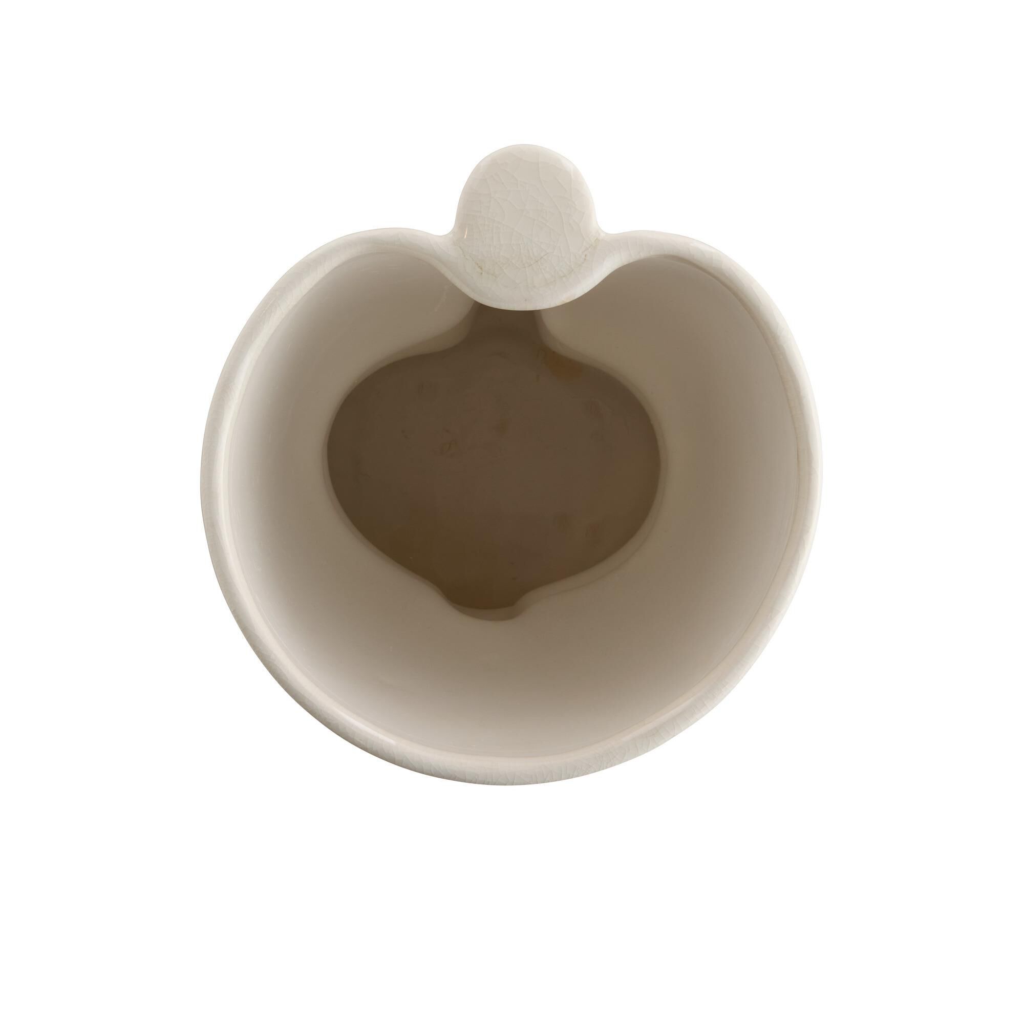 Shown in Ivory Crackle finish