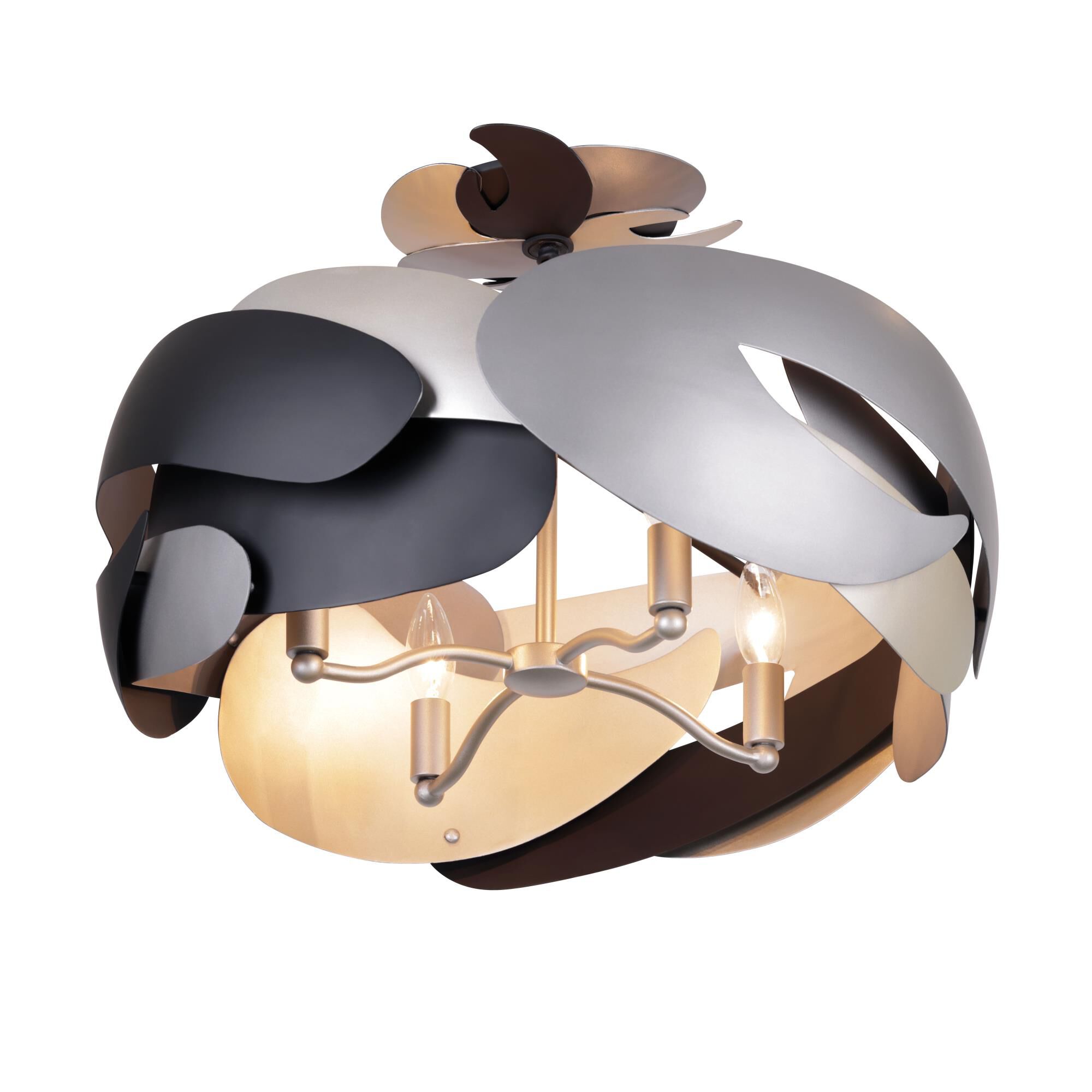 Metalo Misto Semi Flush Mount by Kovacs