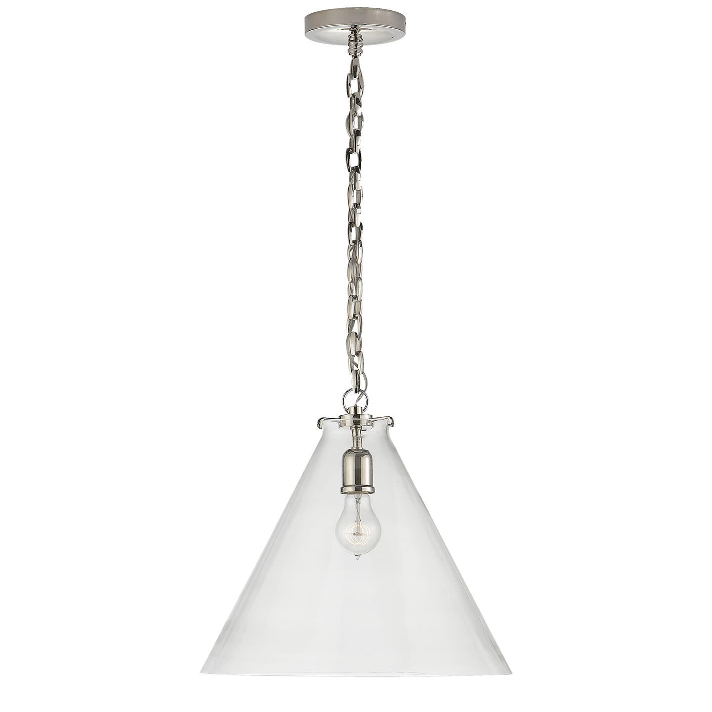 Visual Comfort Signature Collection Thomas O'Brien Katie 15 Inch Large Pendant