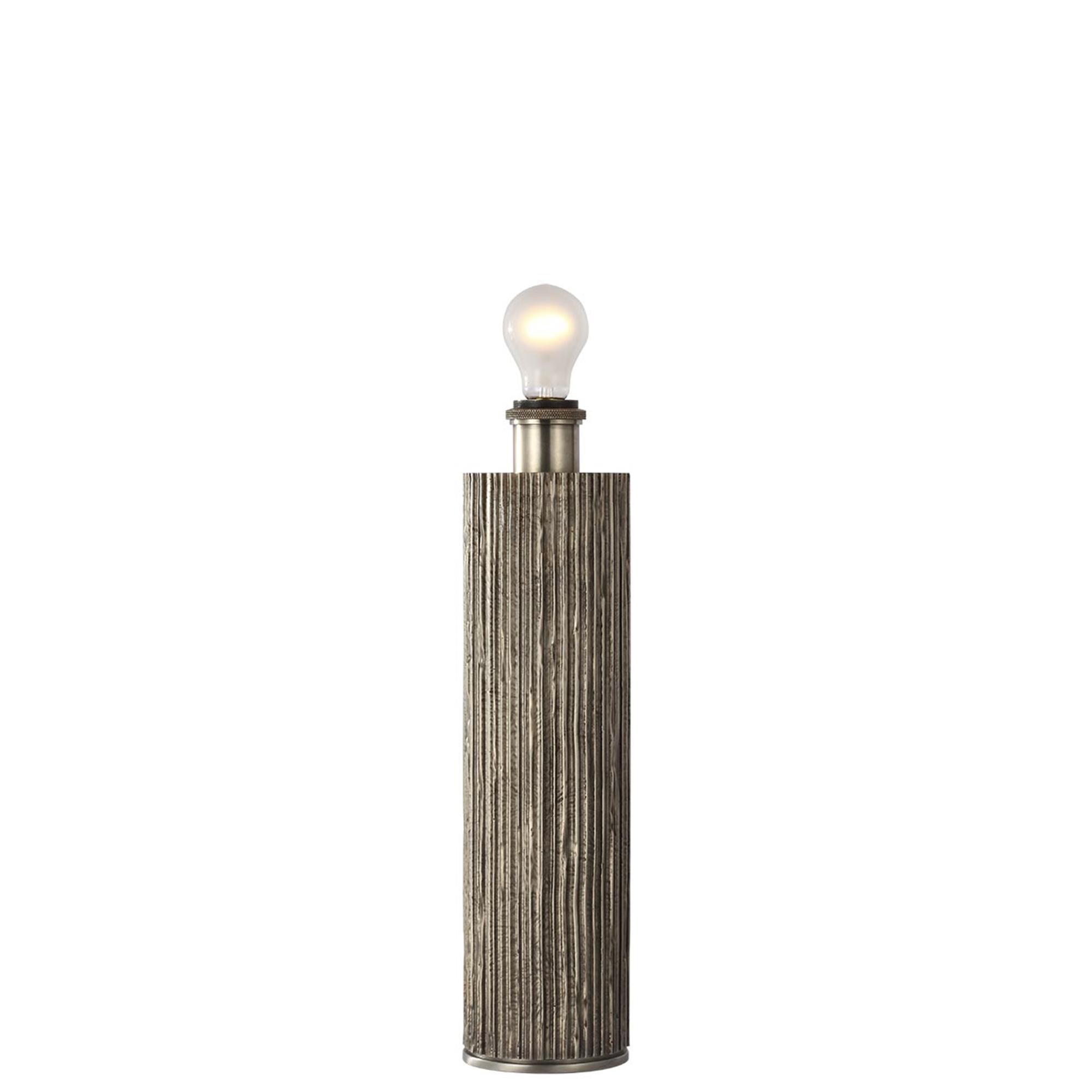Shown in Ridged Graphite finish and Decorative Boucle shade