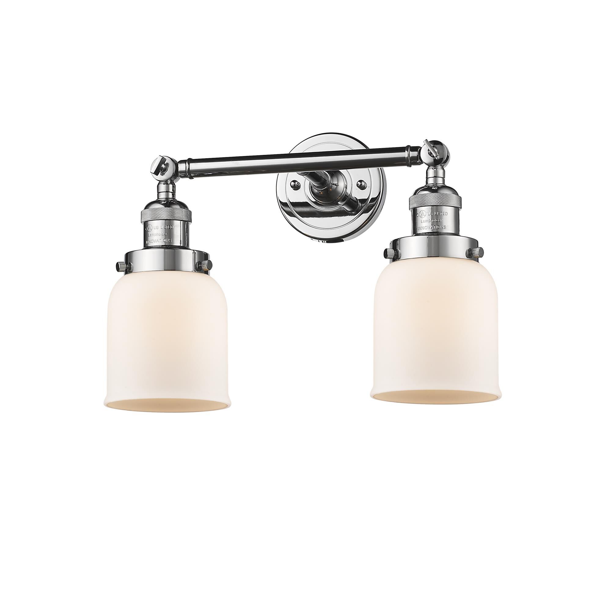 Bruno Marashlian Small Bell 16 Inch 2 Light Bath Vanity Light by Innovations Lighting
