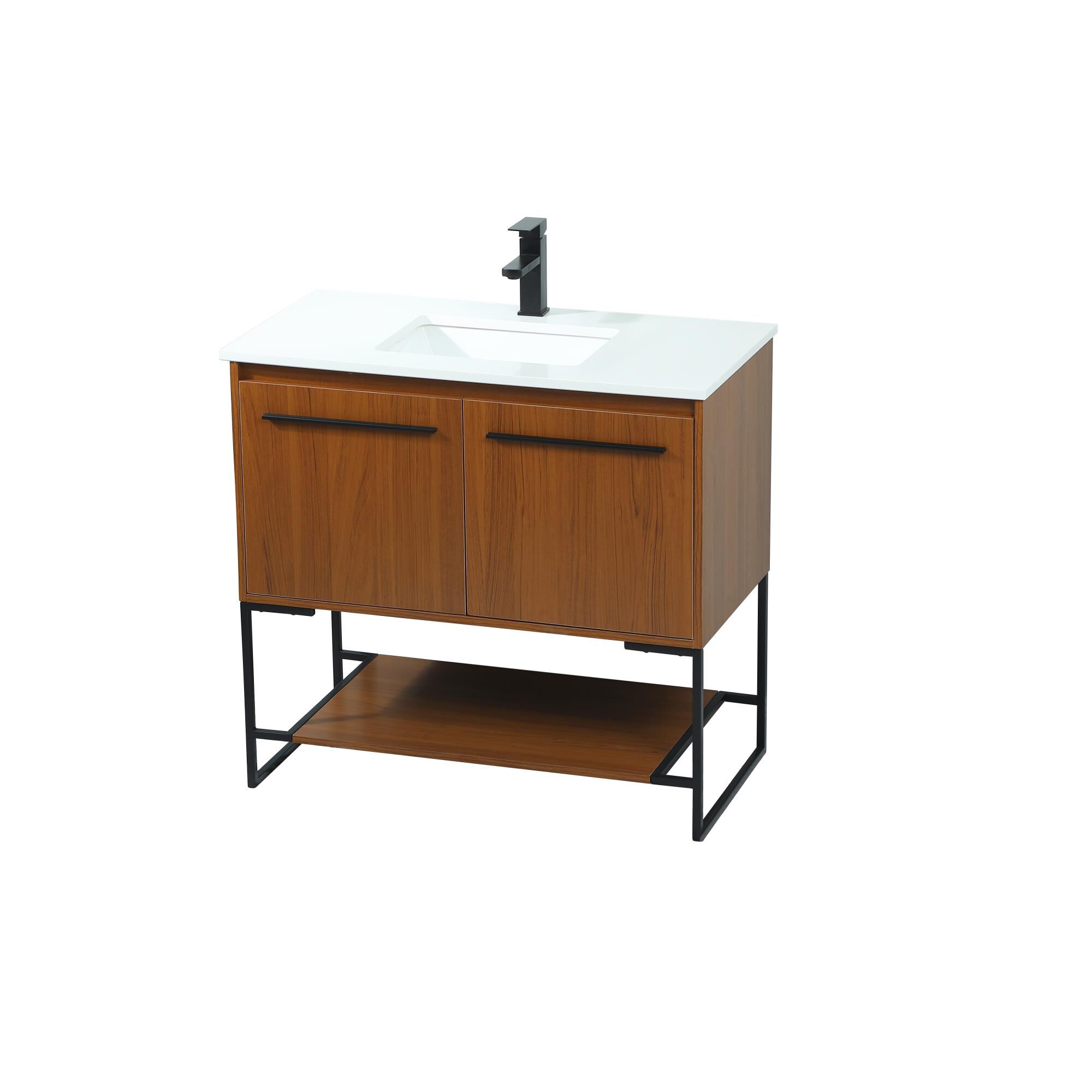 Shown in Teak finish