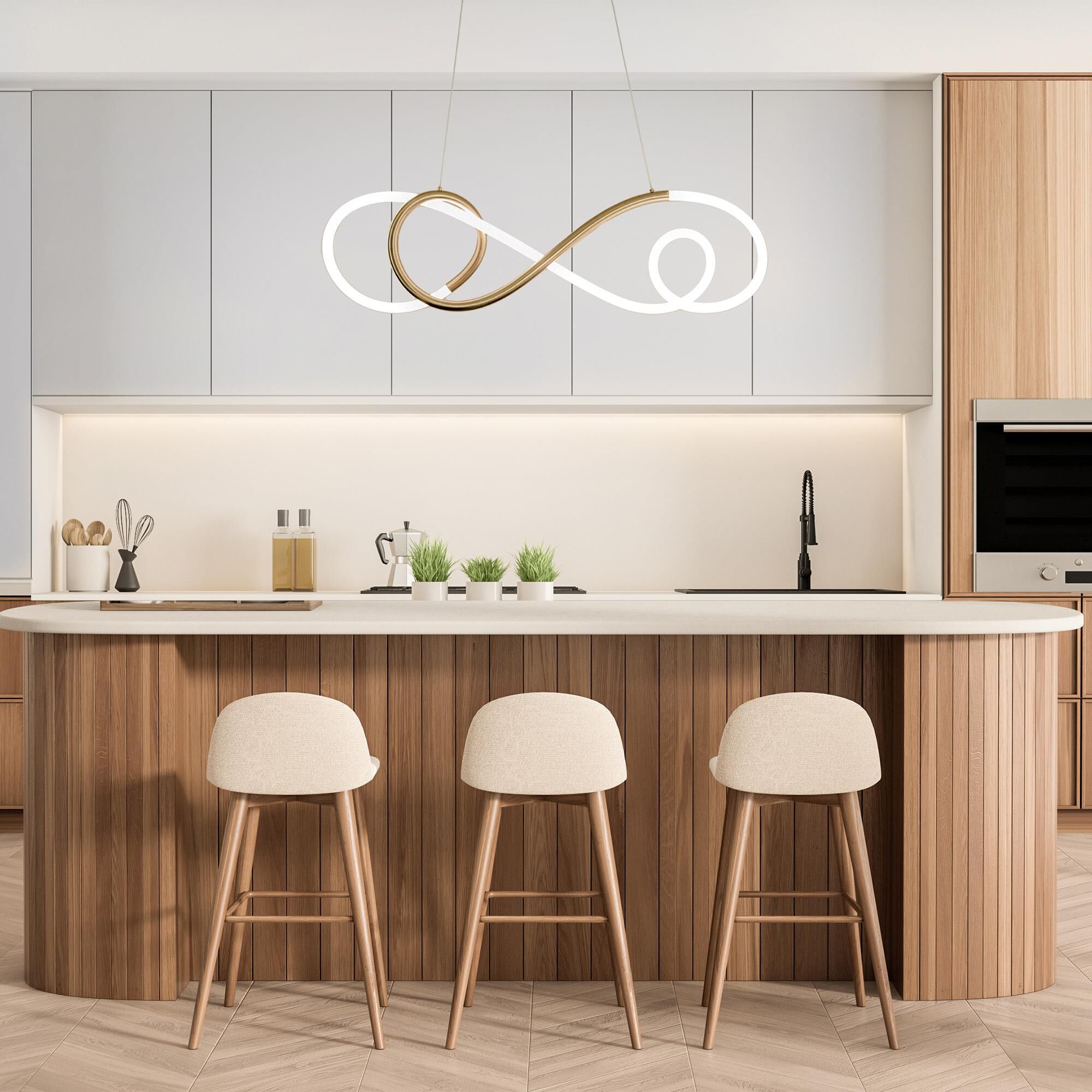 dweLED Solo 48 Inch LED Linear Suspension Light