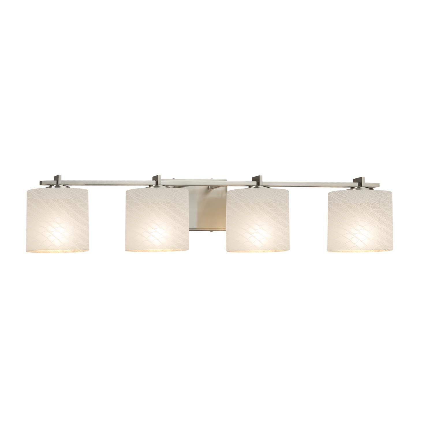 Fusion 36 Inch 4 Light Bath Vanity Light by Justice Design Group