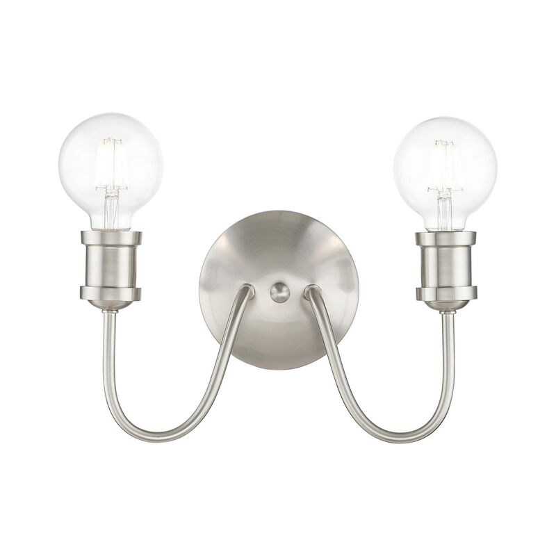 Lansdale 13 Inch 2 Light Bath Vanity Light by Livex Lighting