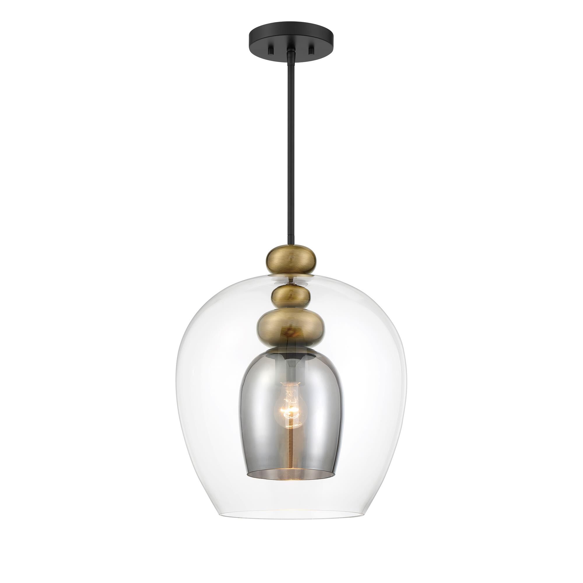 Shown in Coal And Oxidized Aged Brass finish