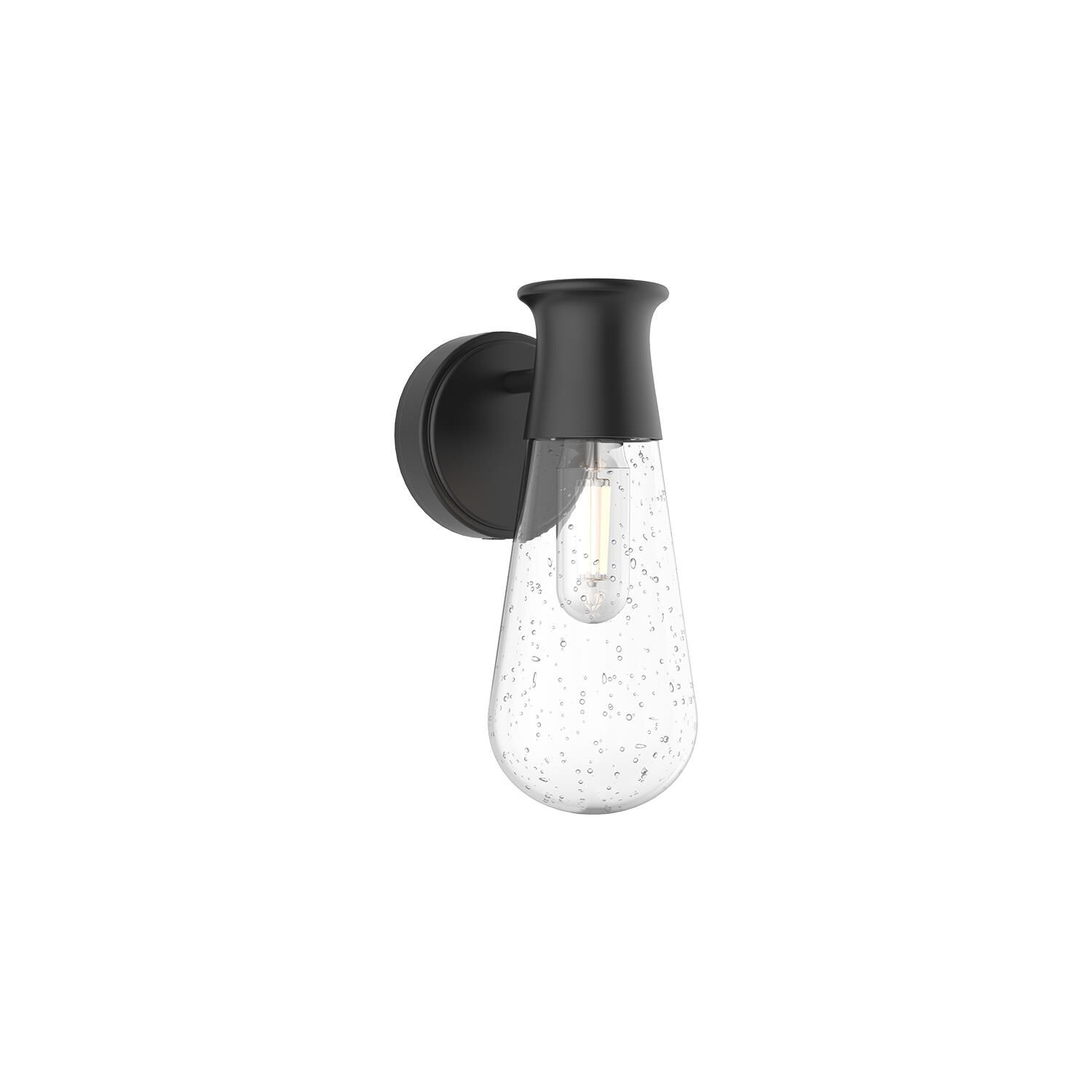 Shown in Black/Clear Bubble Glass finish