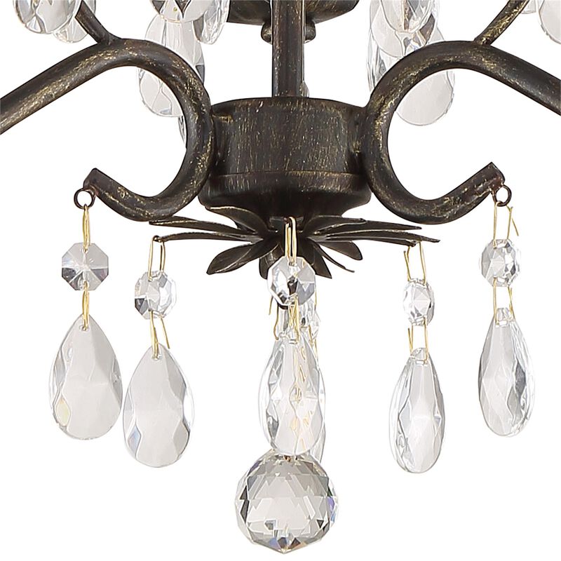Paris Market 13 Inch Chandelier by Crystorama