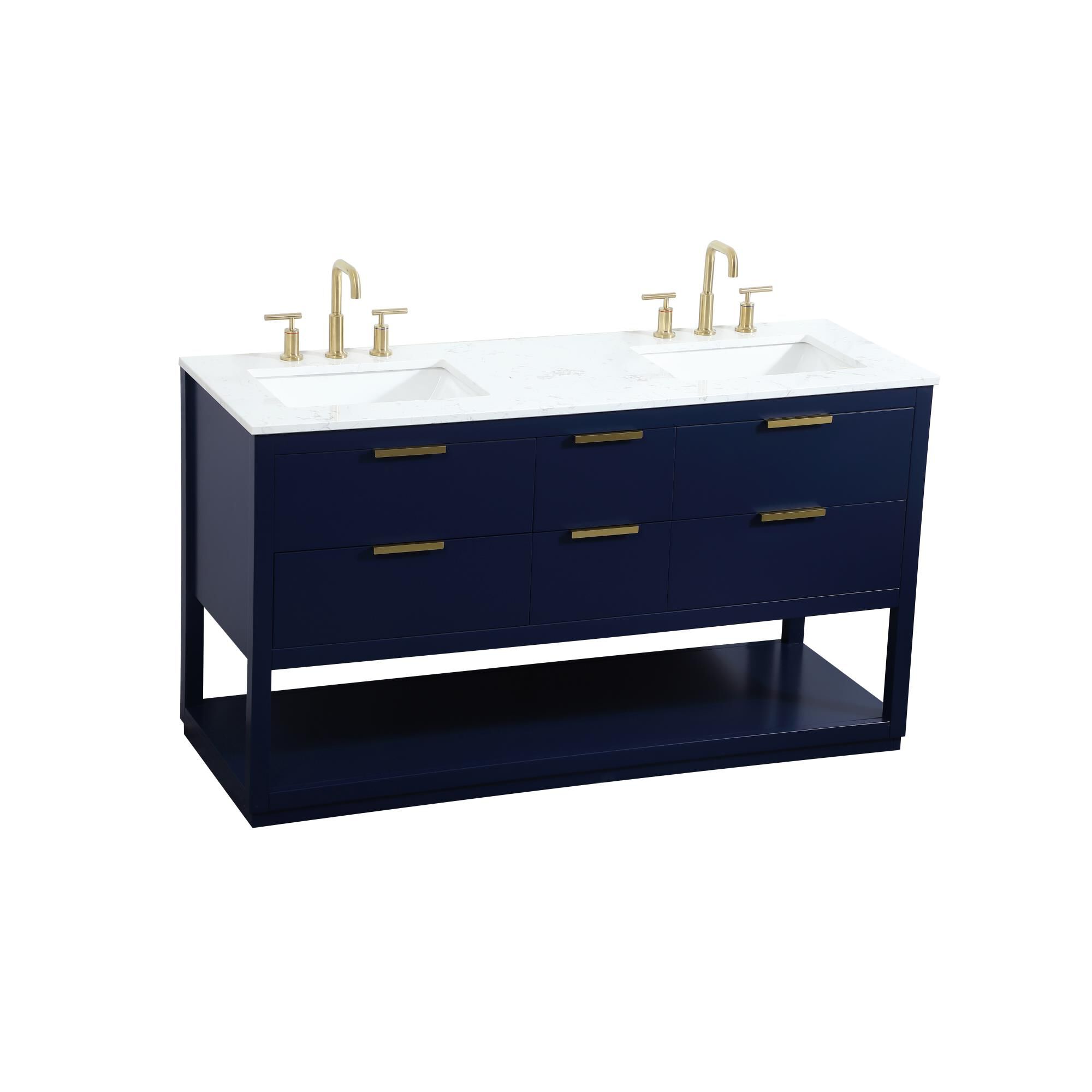 Shown in Blue finish