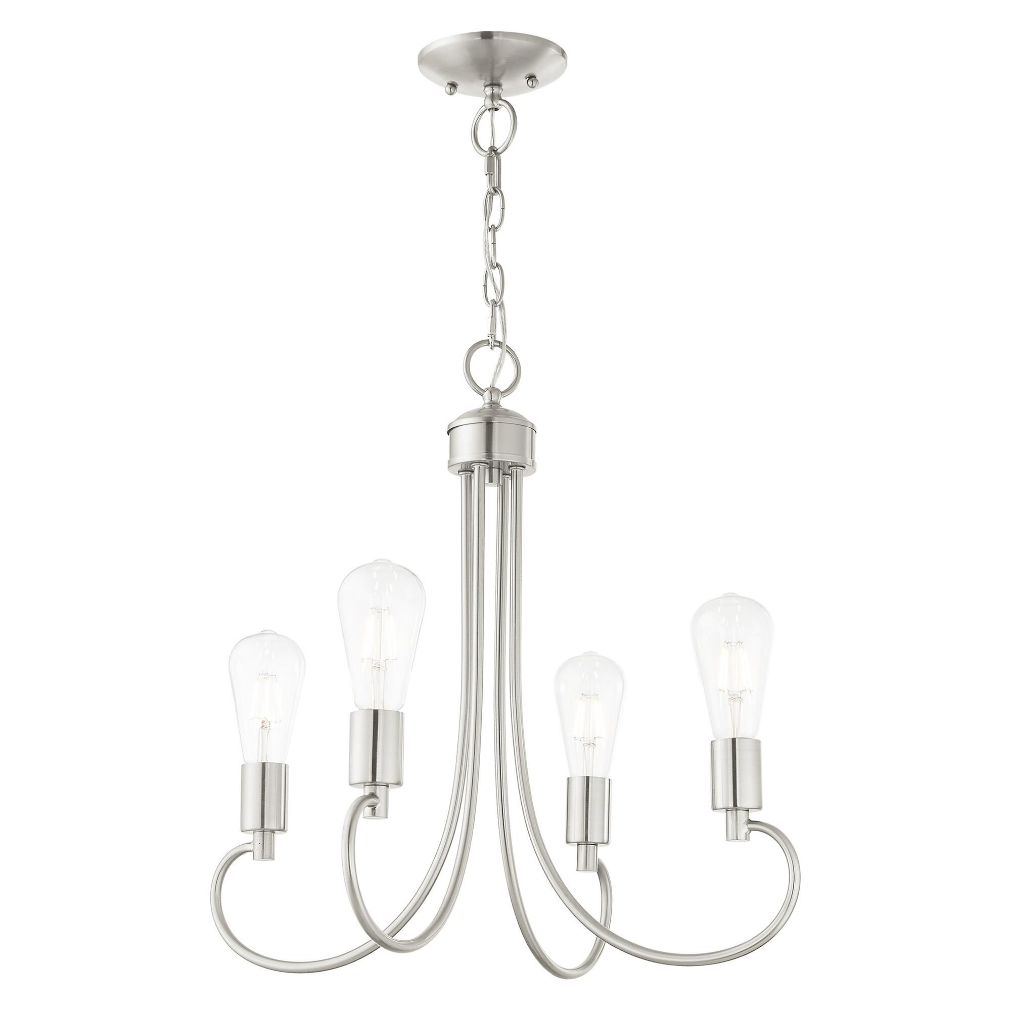 Bari 4 Light Mini Chandelier by Livex Lighting