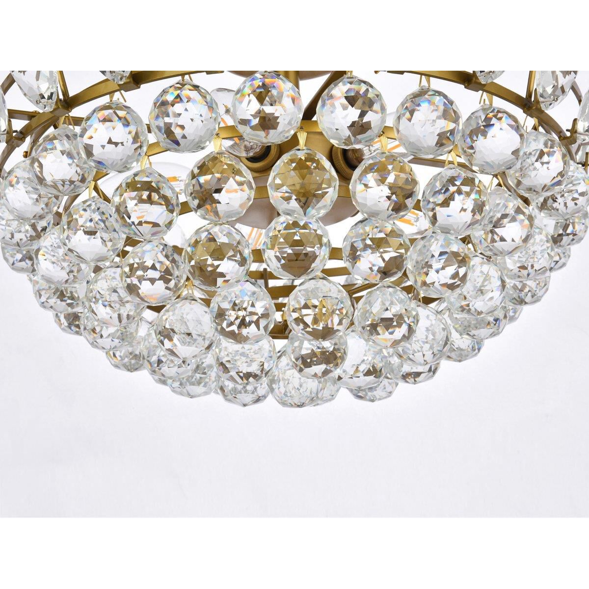 Emilia 18 Inch 5 Light Flush Mount by Elegant Lighting