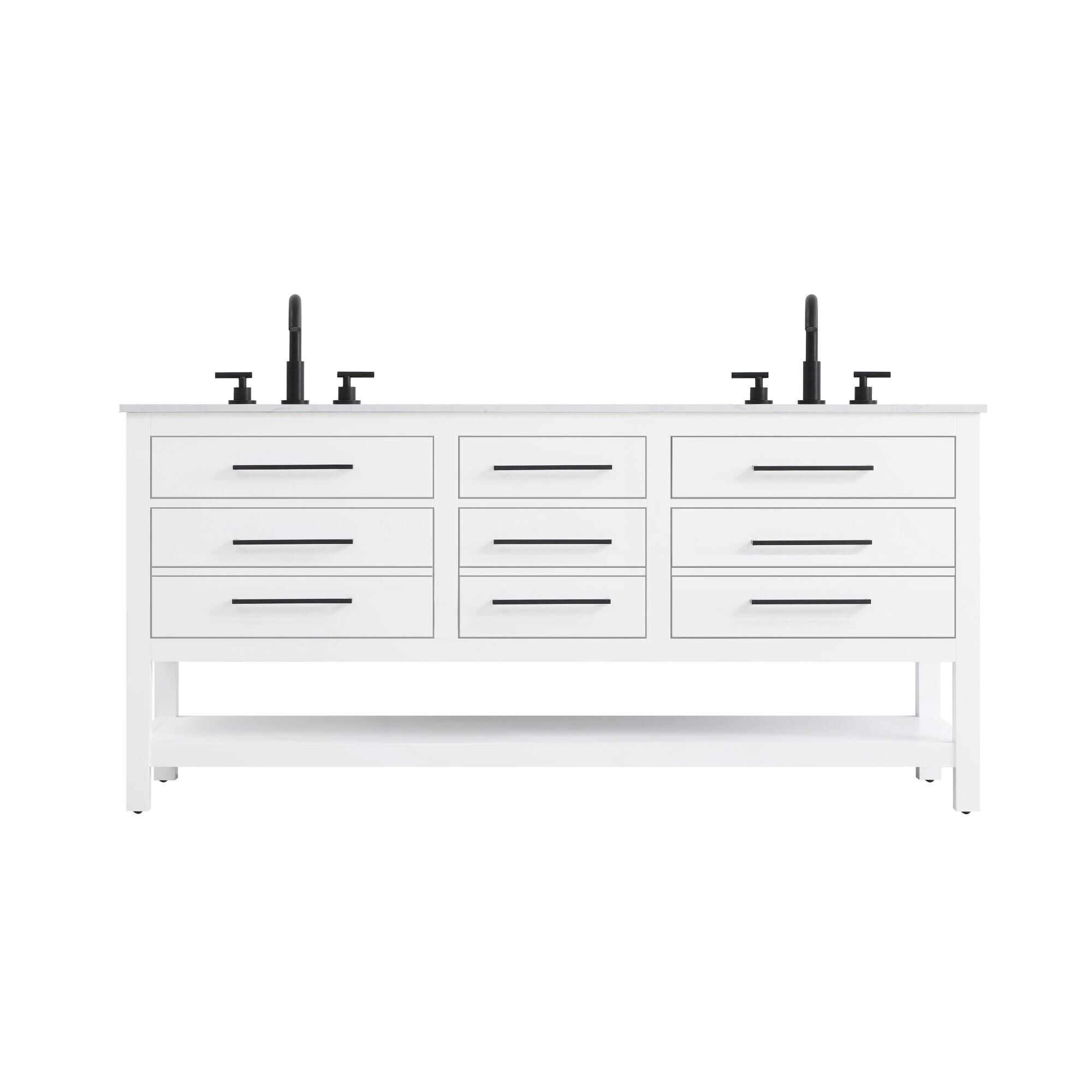 Karson 72 Inch Bath Vanity by Elegant Dcor