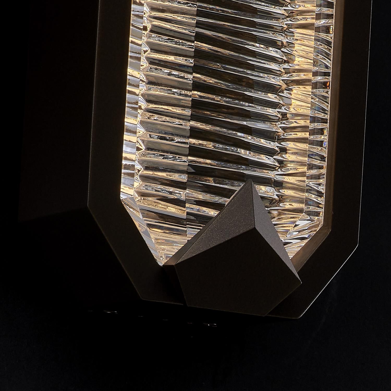 Shown in Bronze Flourocarbon finish and Firenze Clear crystal