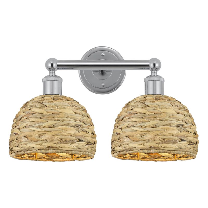 Bruno Marashlian Woven Rattan 17 Inch Bath Vanity Light by Innovations Lighting