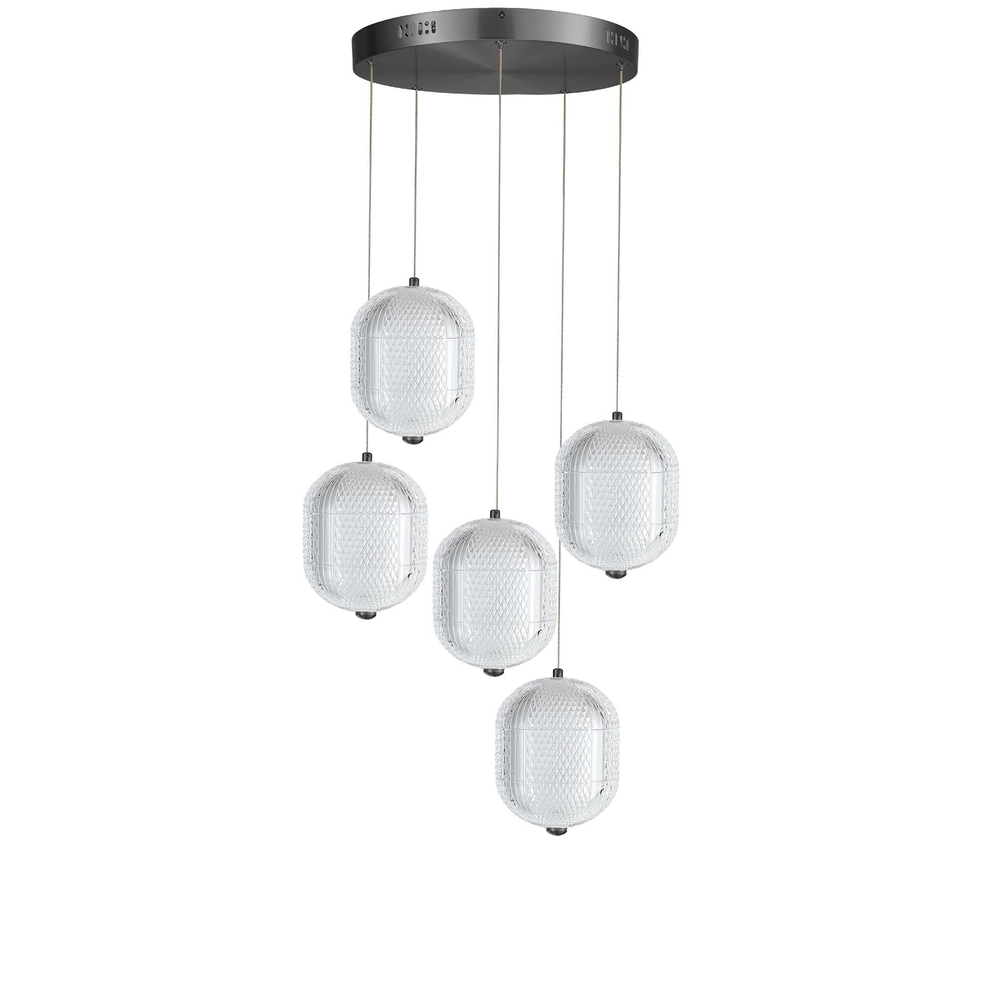 Peri 15 Inch Multi Light Pendant by Dainolite