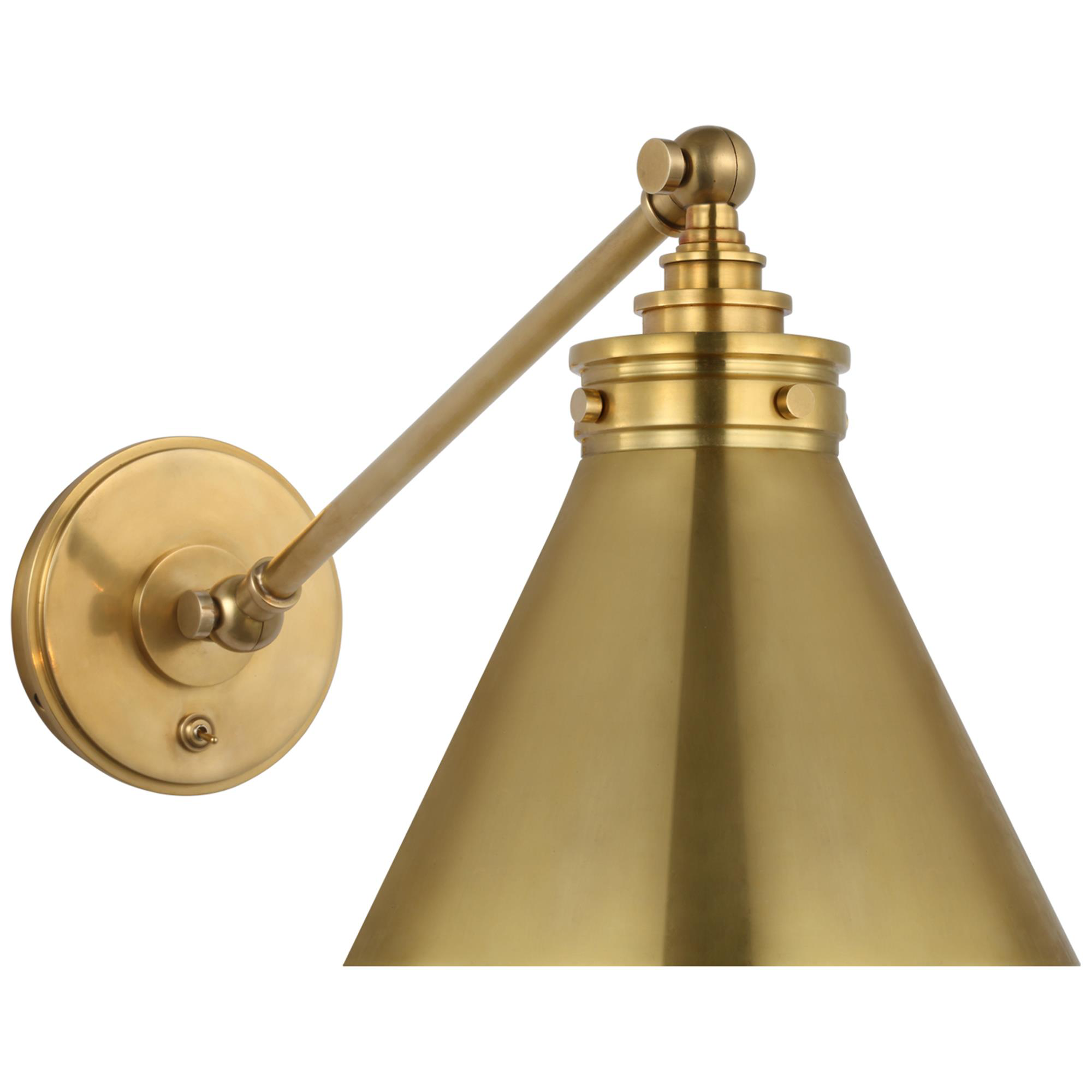 Shown in Antique-Burnished Brass finish