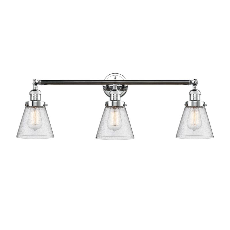 Bruno Marashlian Small Cone 30 Inch 3 Light Bath Vanity Light by Innovations Lighting