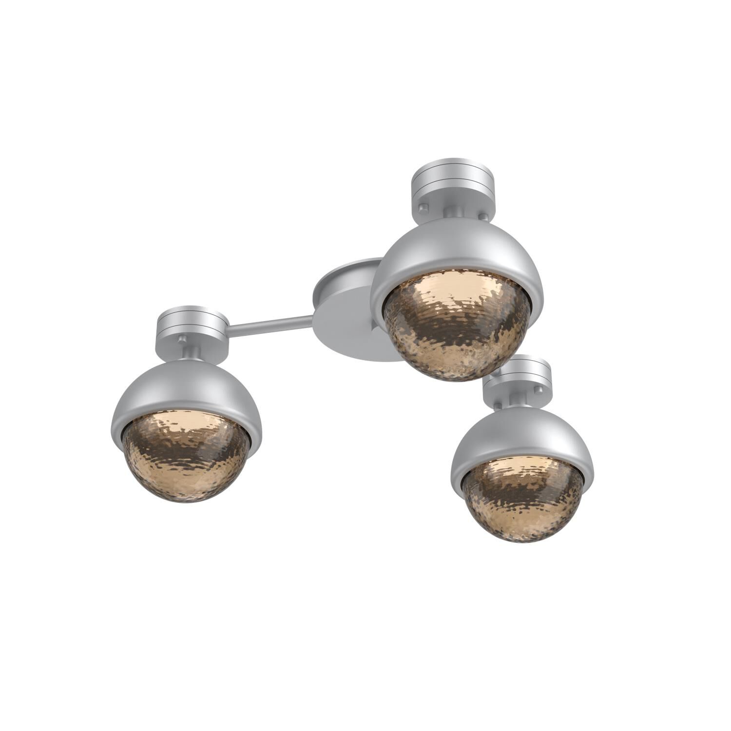 Shown in Classic Silver finish and Bronze glass and Metal Shade Matching Finish accent