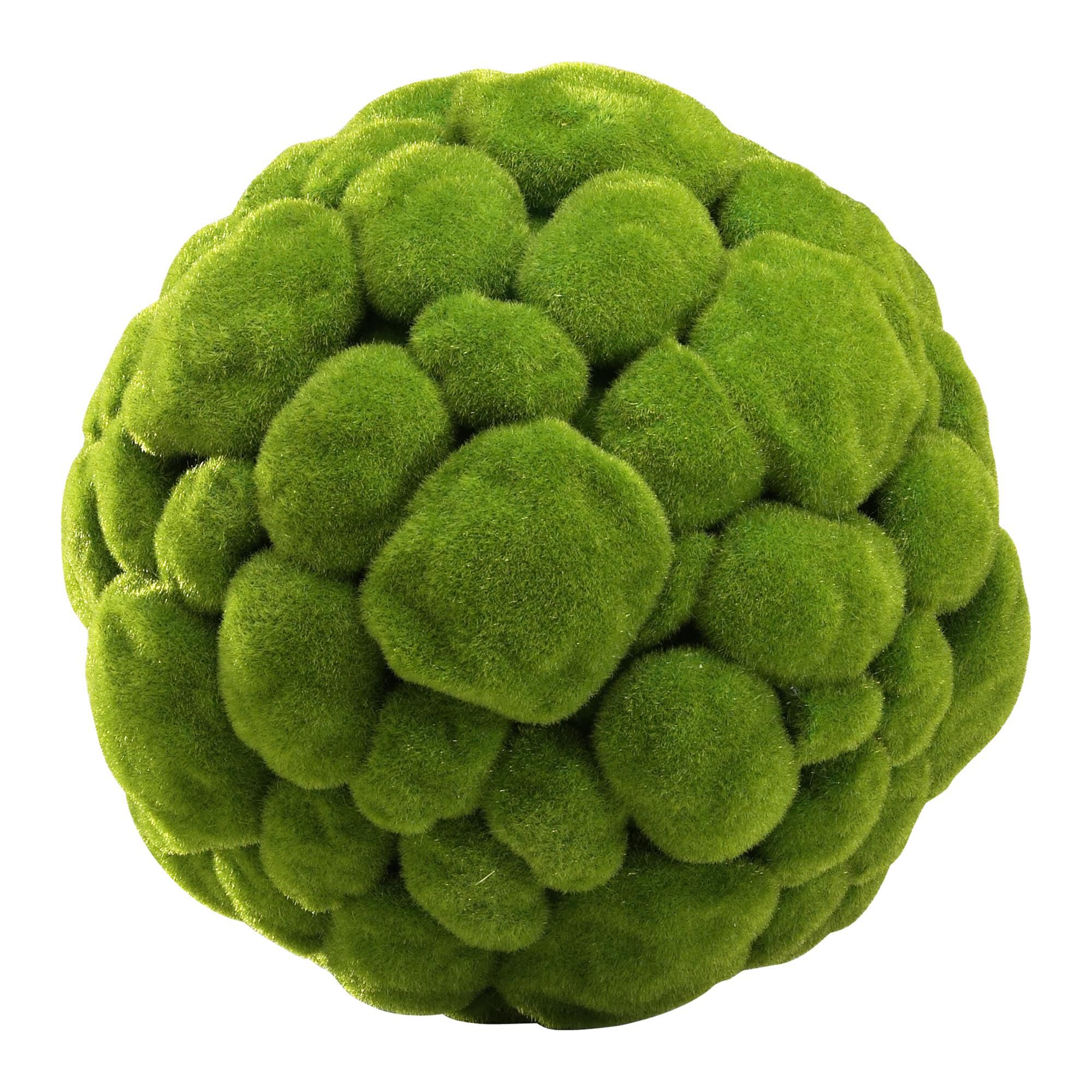 Moss Sphere Figurine,