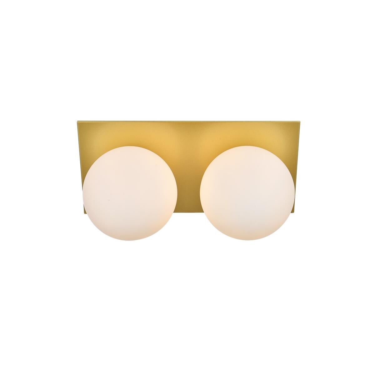 Jillian 14 Inch 2 Light Bath Vanity Light by Elegant Lighting