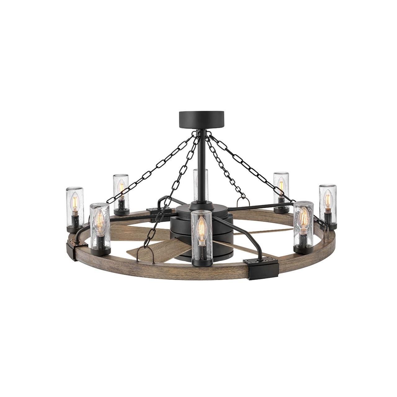 Sawyer Outdoor Rated 36 Inch Ceiling Fan with Light Kit by Hinkley Lighting