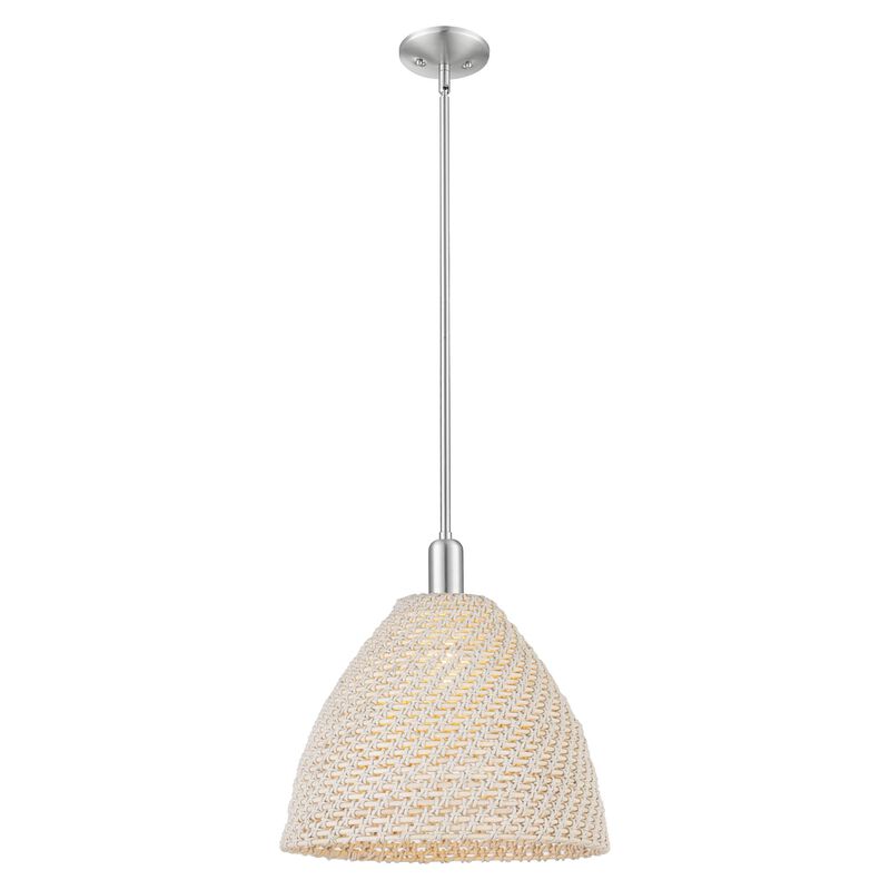 Bruno Marashlian Natural Ballston Dome 16 Inch Large Pendant by Innovations Lighting