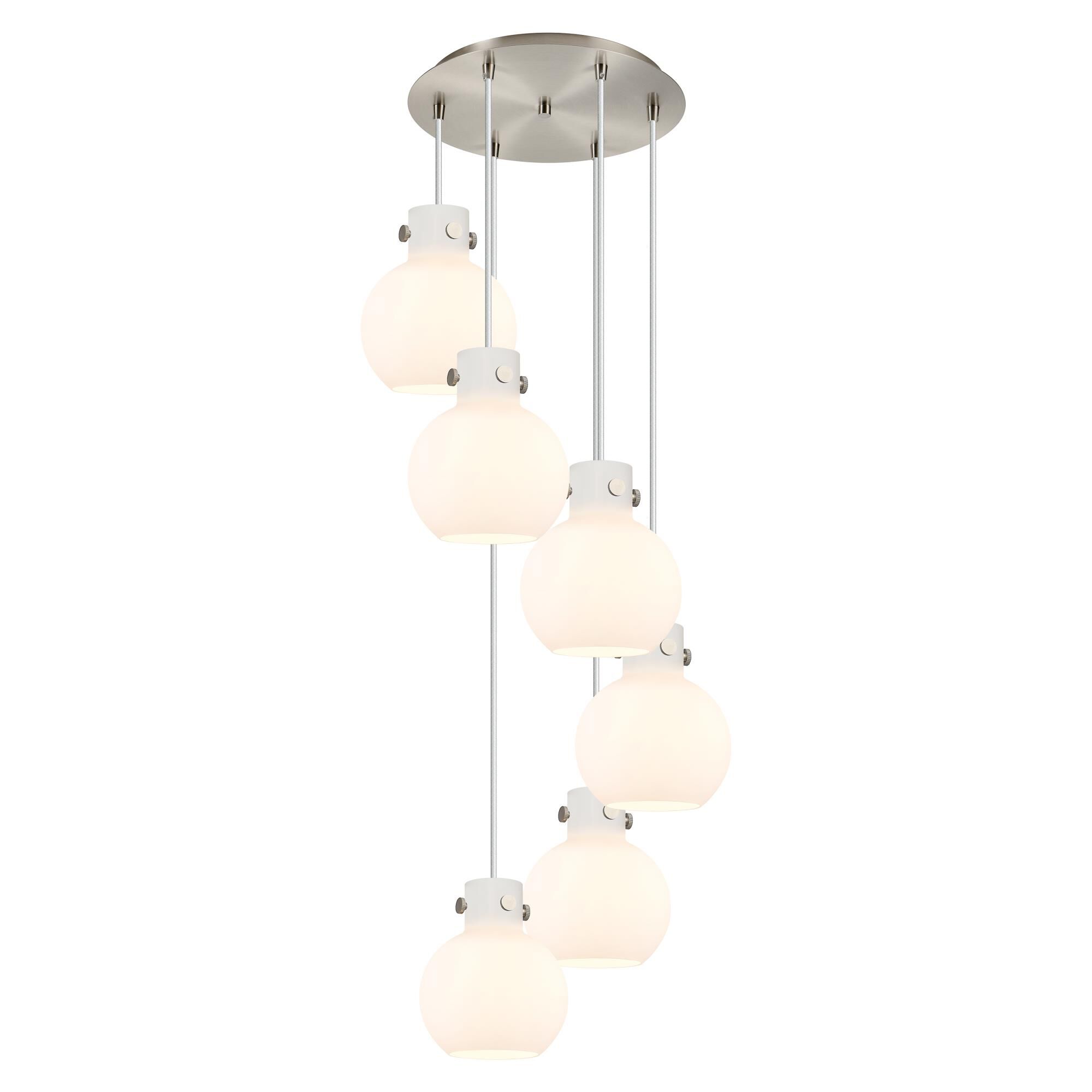 Bruno Marashlian Newton Sphere 18 Inch 6 Light Multi Light Pendant by Innovations Lighting